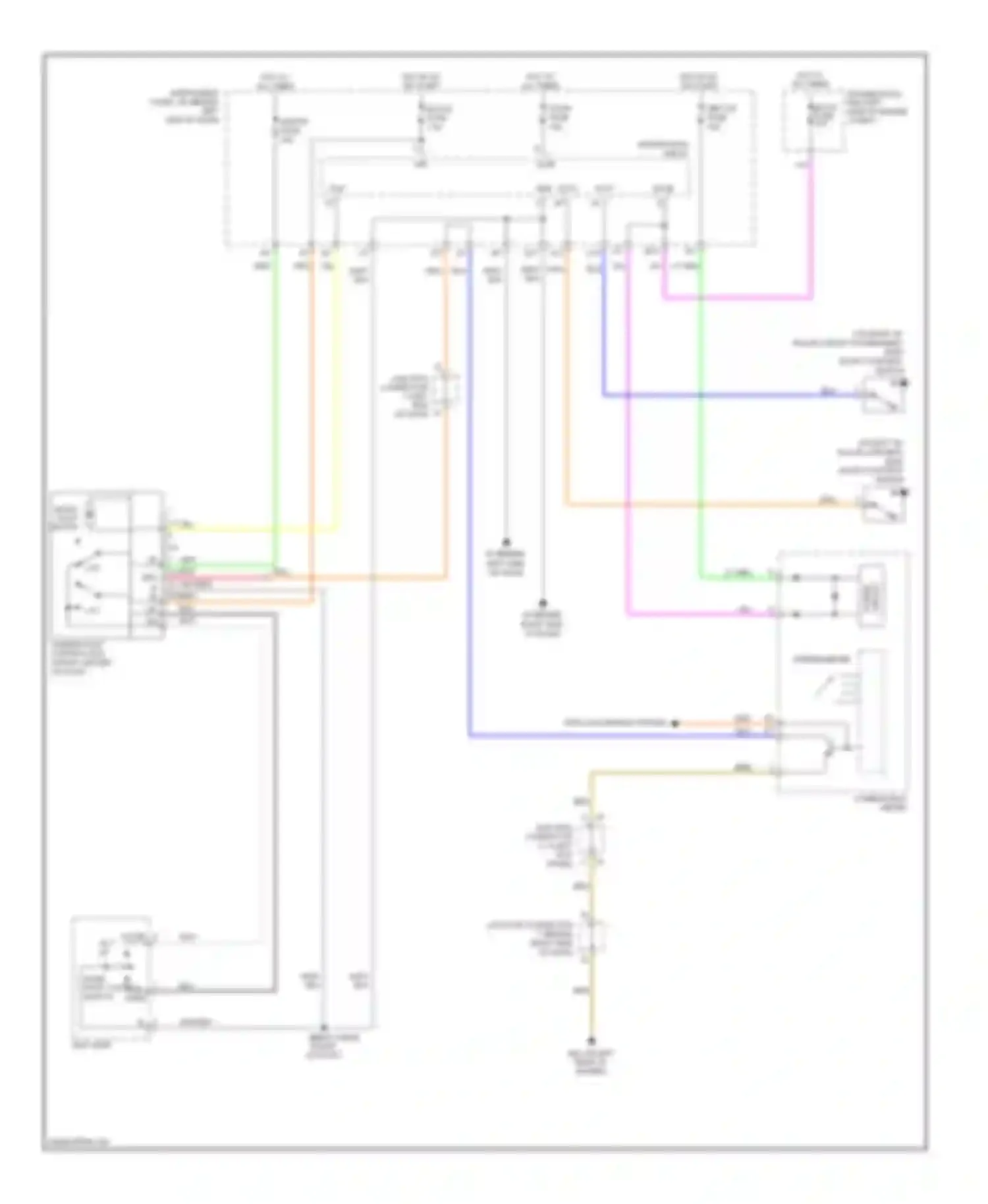 tC Scion I (2004-2007): Power top/sunroof circuit