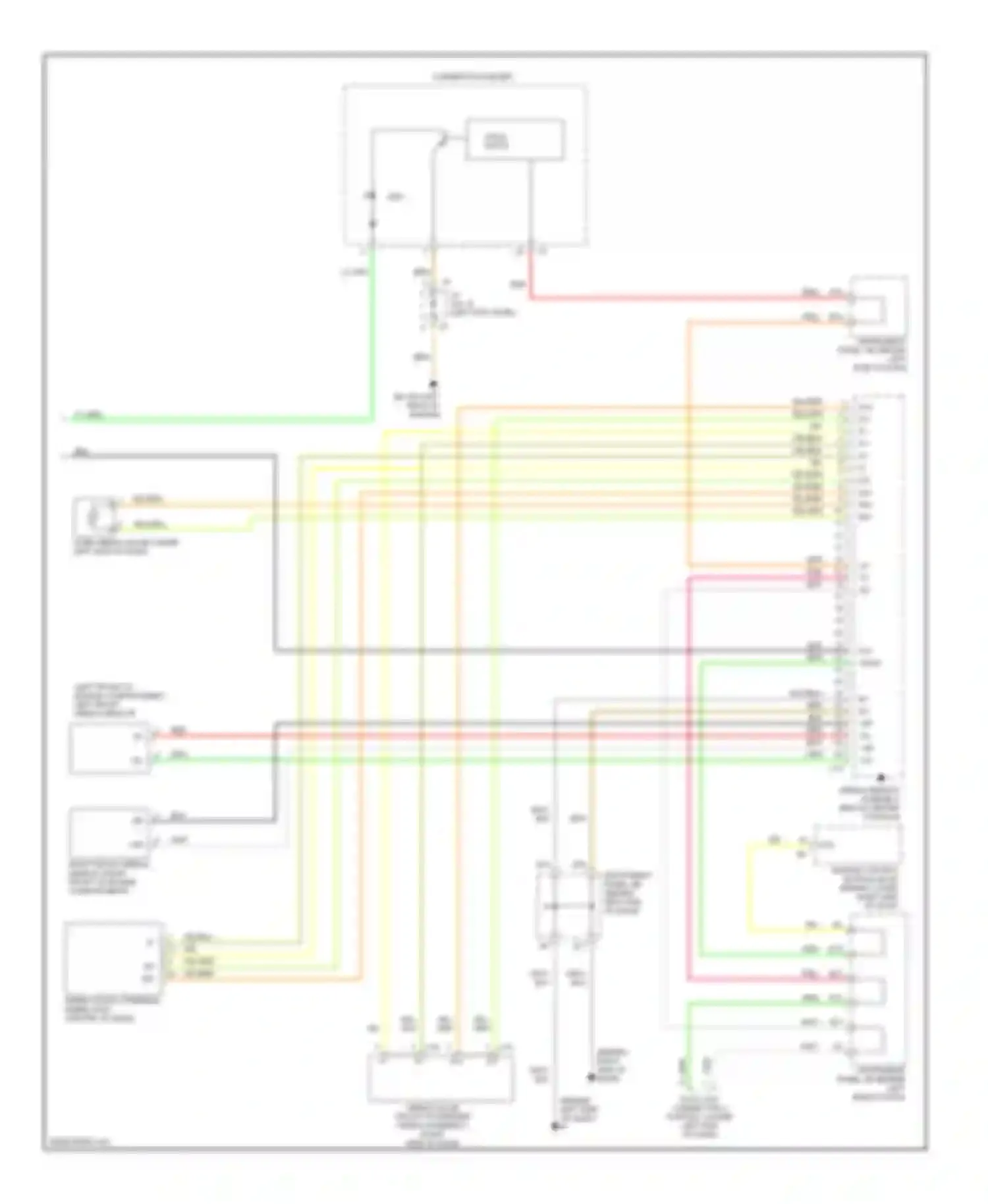 tC Scion I (2004-2007): Supplemental restraints circuit (2 of 2)