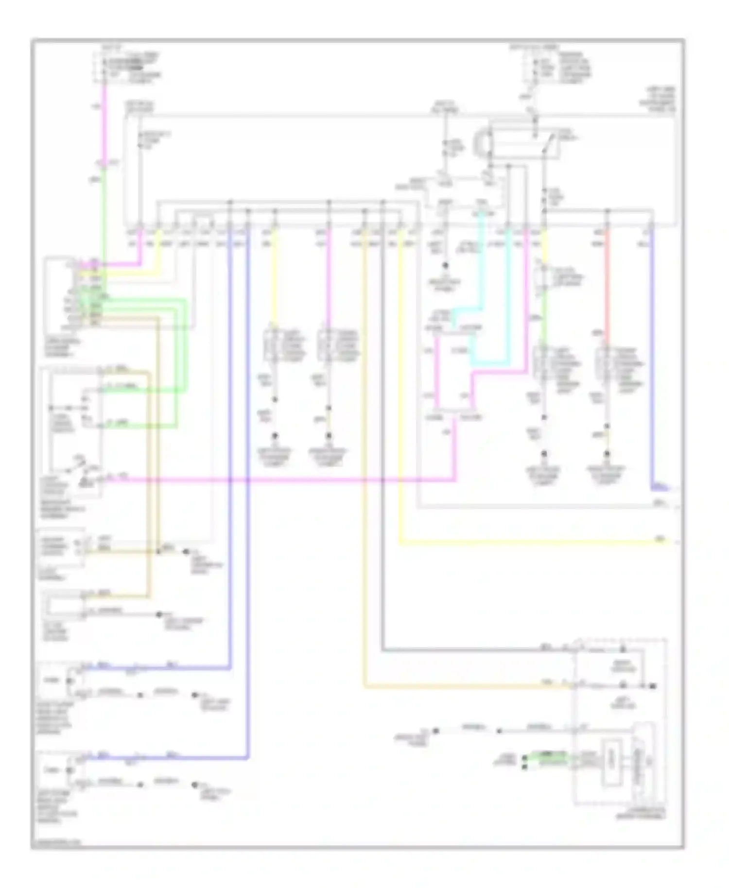 tC Scion II facelift (2013-2016): Exterior lamps circuit (1 of 2)