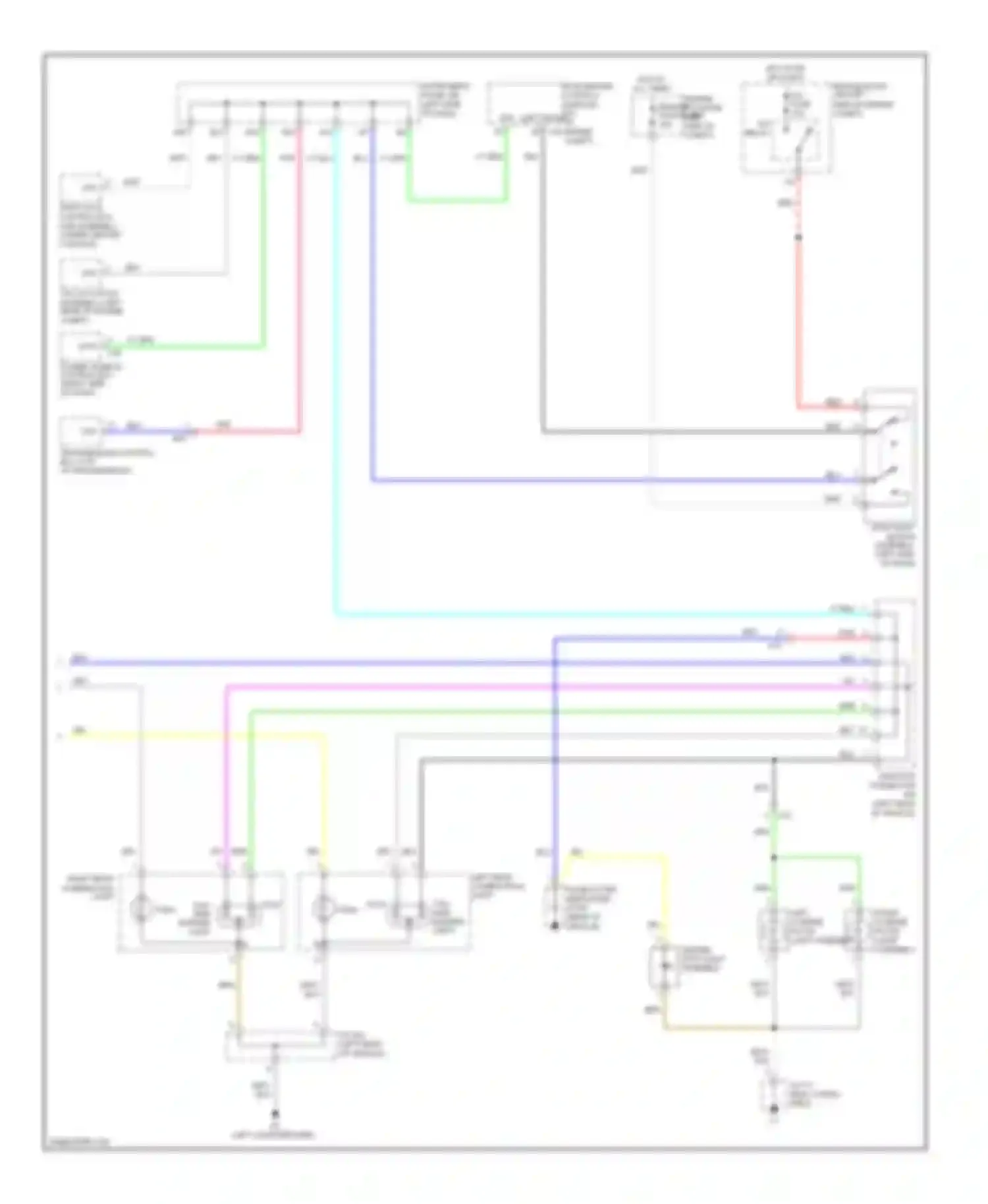 tC Scion II facelift (2013-2016): Exterior lamps circuit (2 of 2)