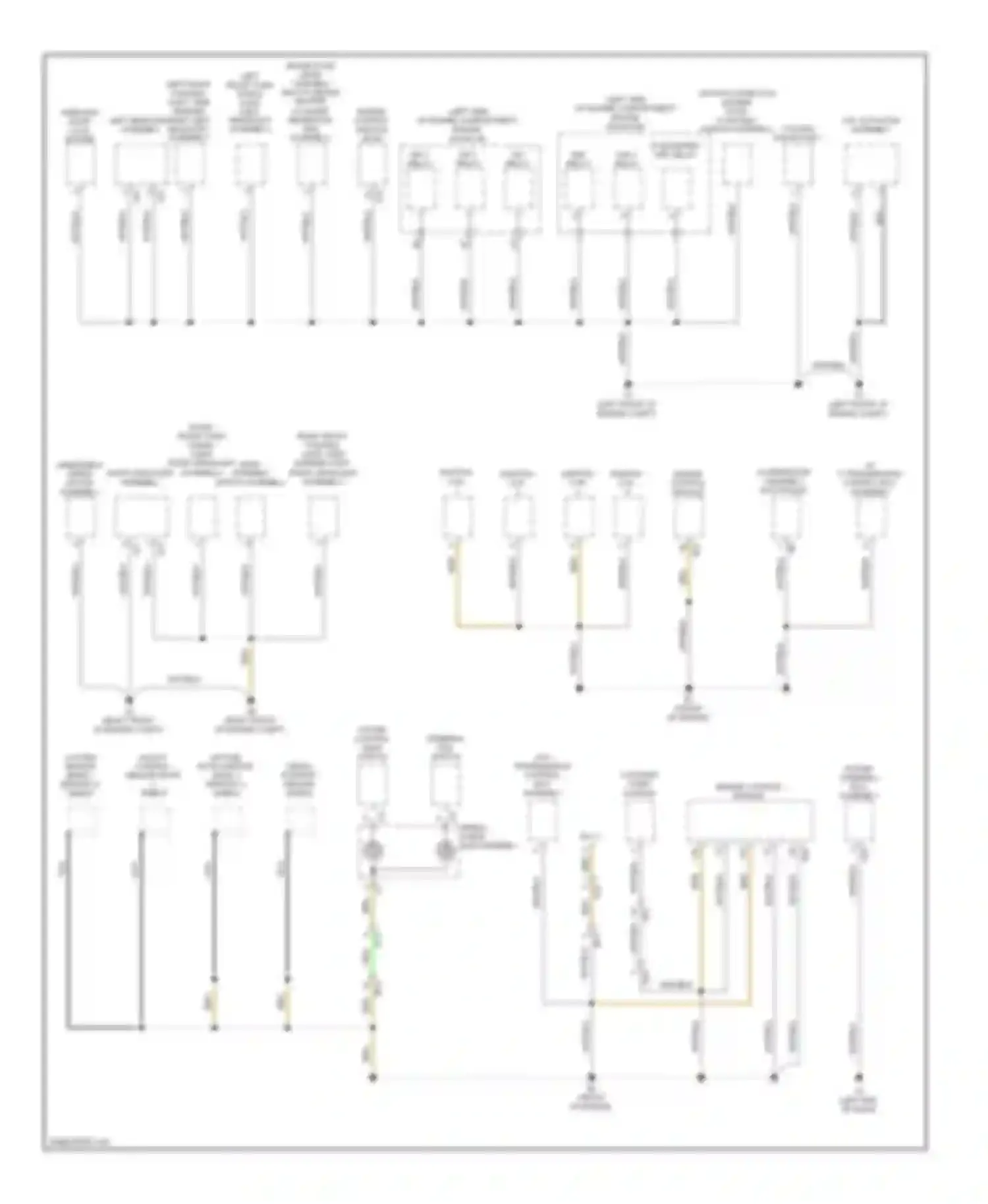 tC Scion II facelift (2013-2016): Ground distribution circuit (1 of 3)