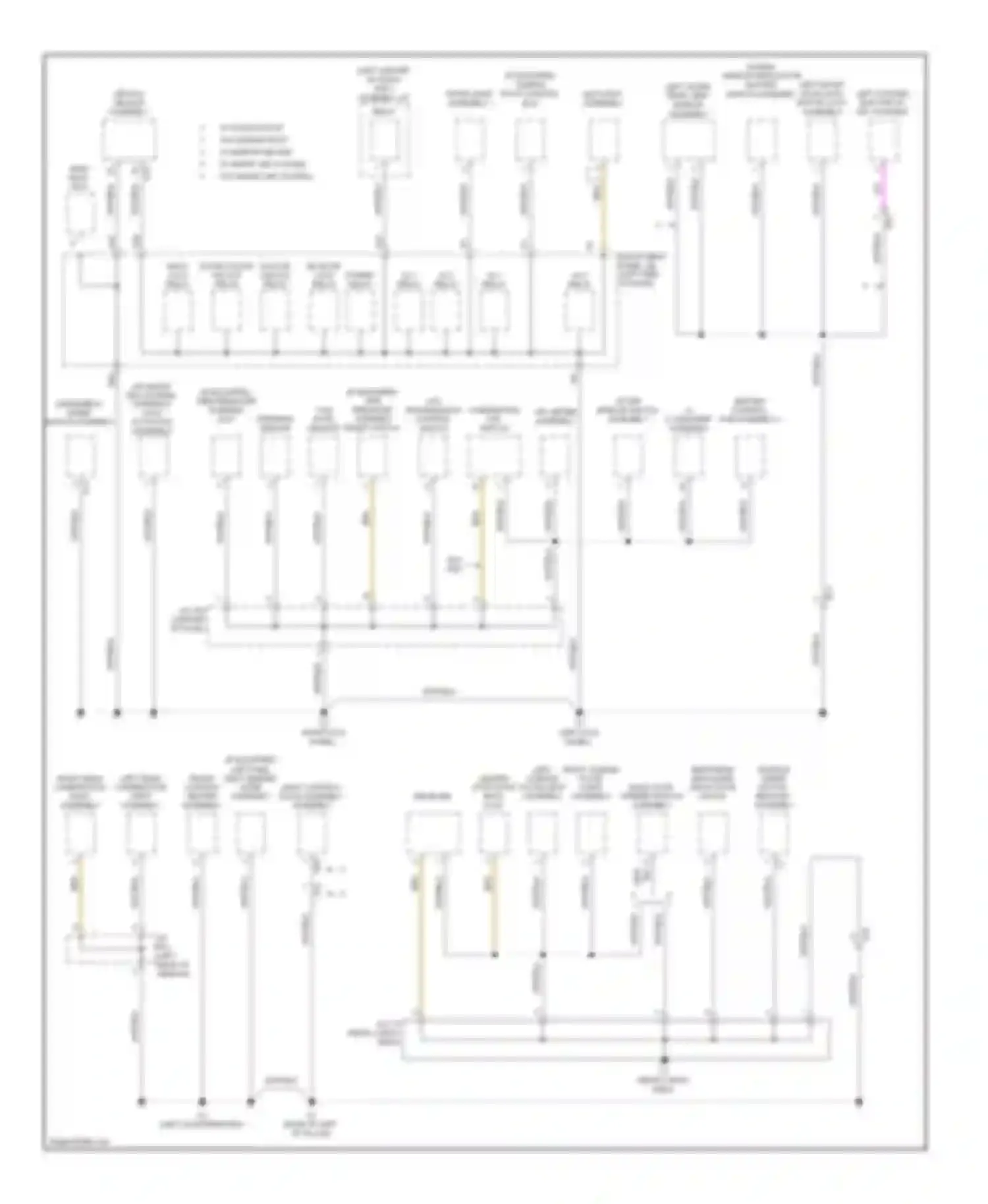 tC Scion II facelift (2013-2016): Ground distribution circuit (2 of 3)