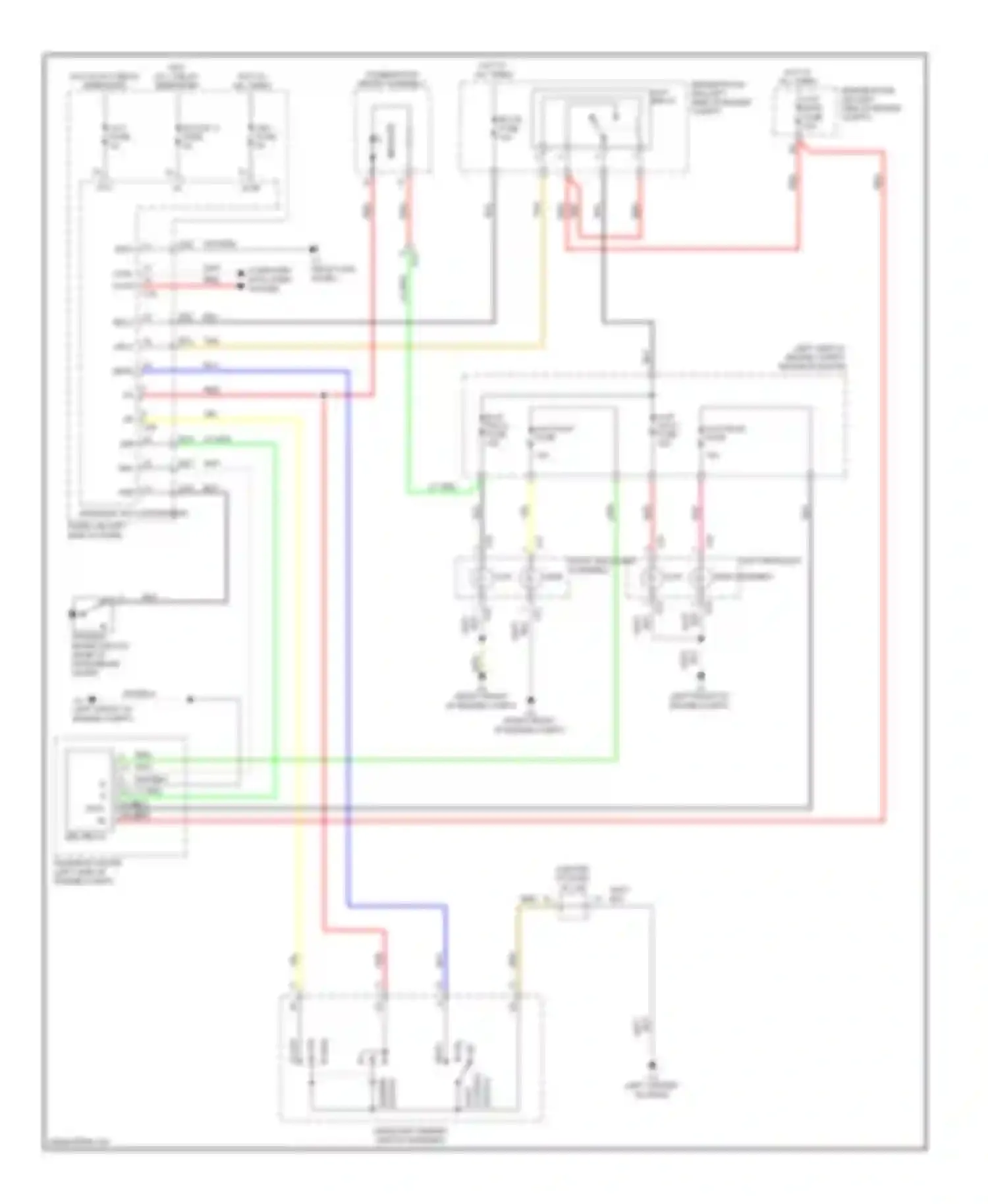 tC Scion II facelift (2013-2016): Headlights circuit, with drl