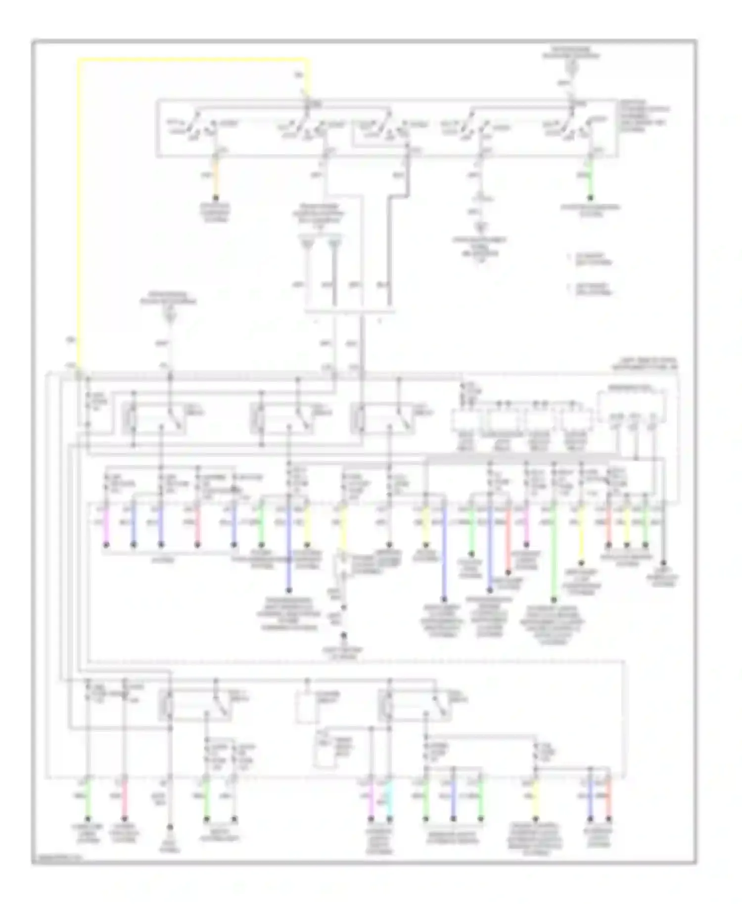 tC Scion II facelift (2013-2016): Power distribution circuit (2 of 2)