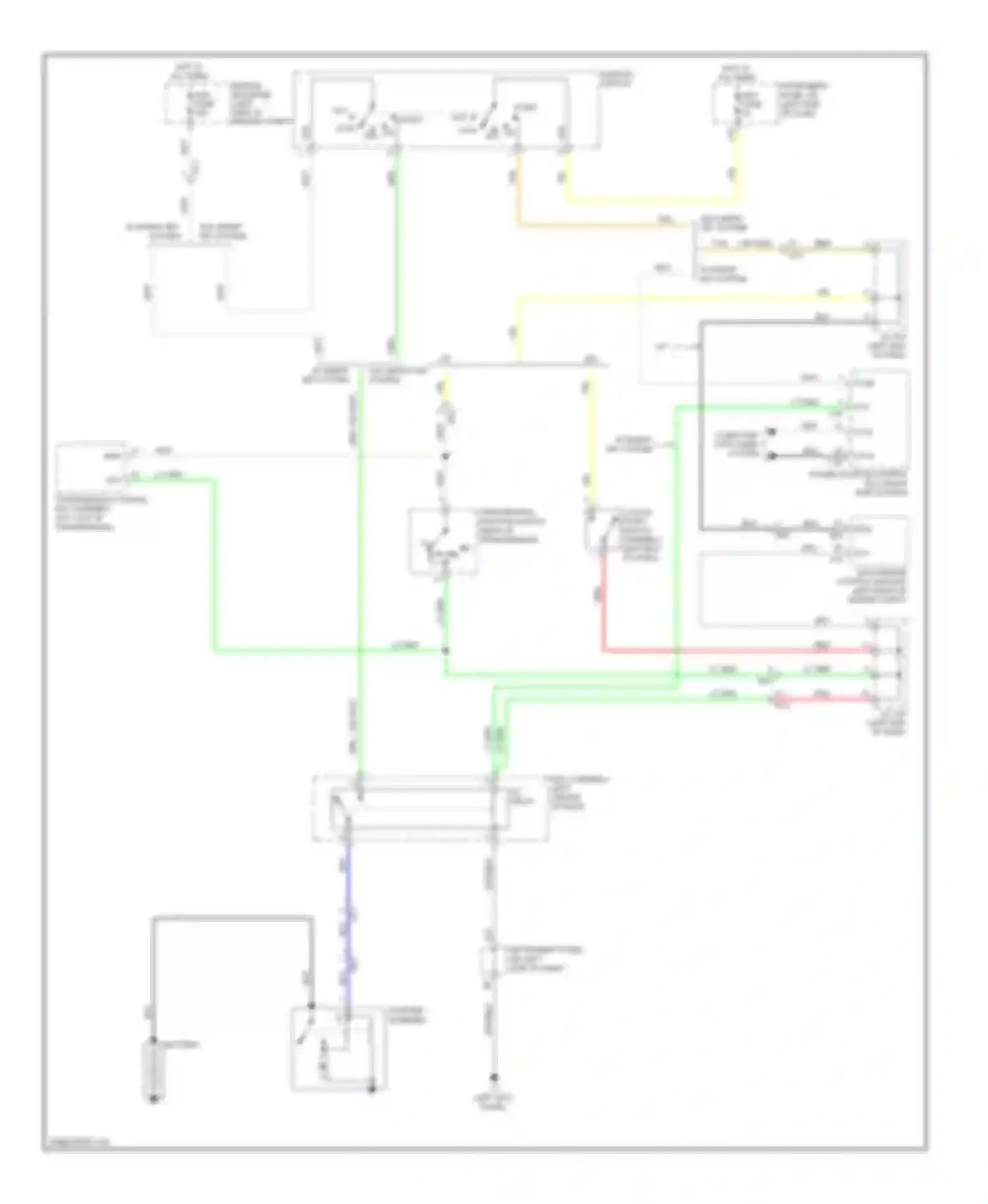 tC Scion II facelift (2013-2016): Starting circuit