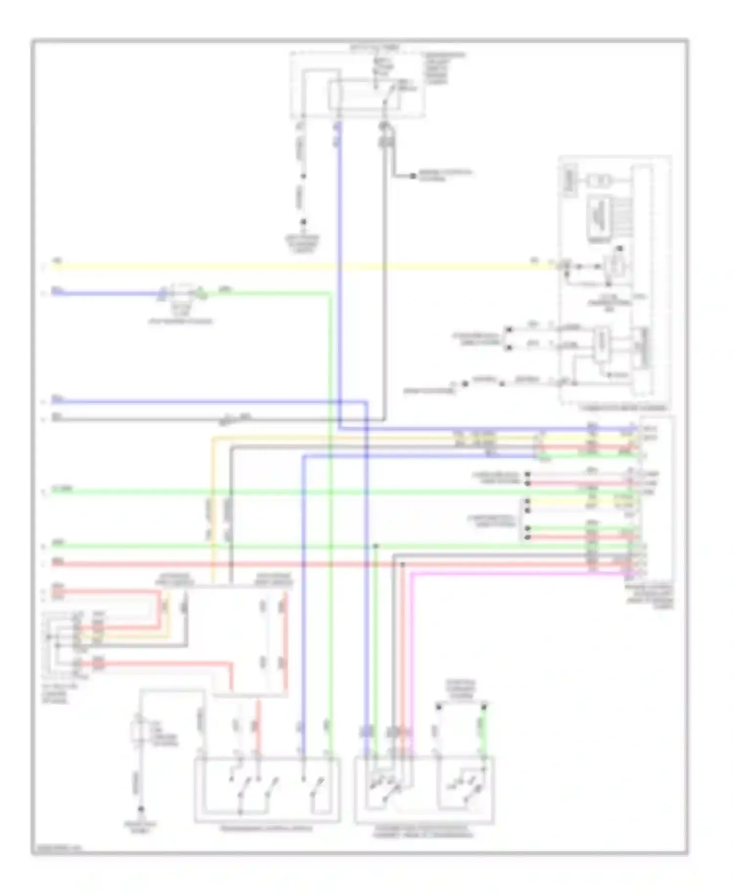 tC Scion II facelift (2013-2016): Transmission circuit (2 of 2)