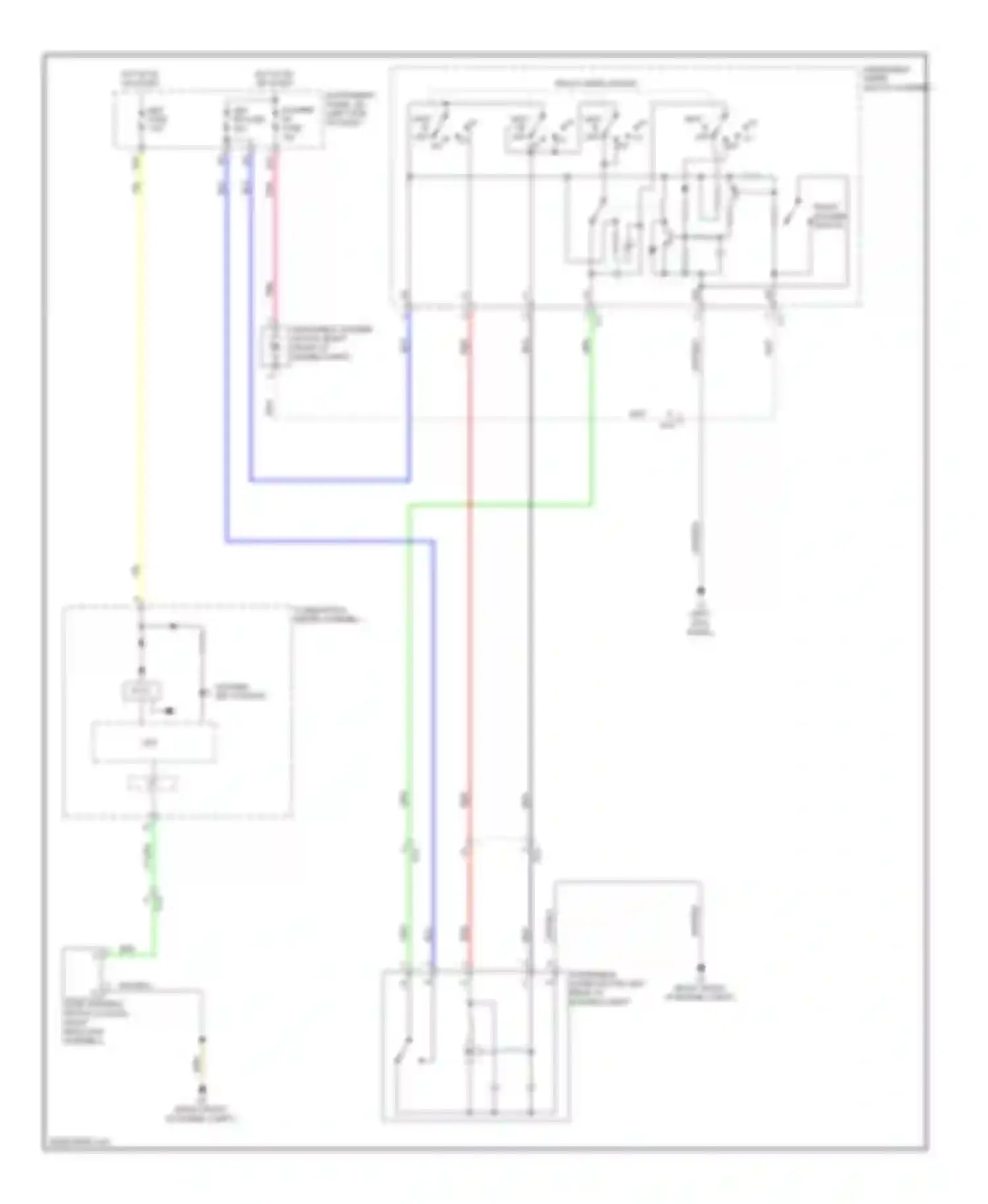 tC Scion II facelift (2013-2016): Front wiper/washer circuit