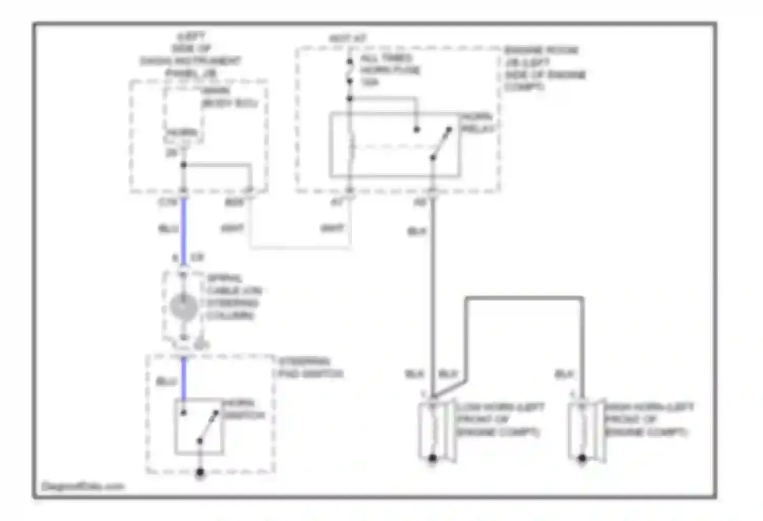 Wiring diagram blu for Scion tC II facelift (2013-2016) (27 of 55)