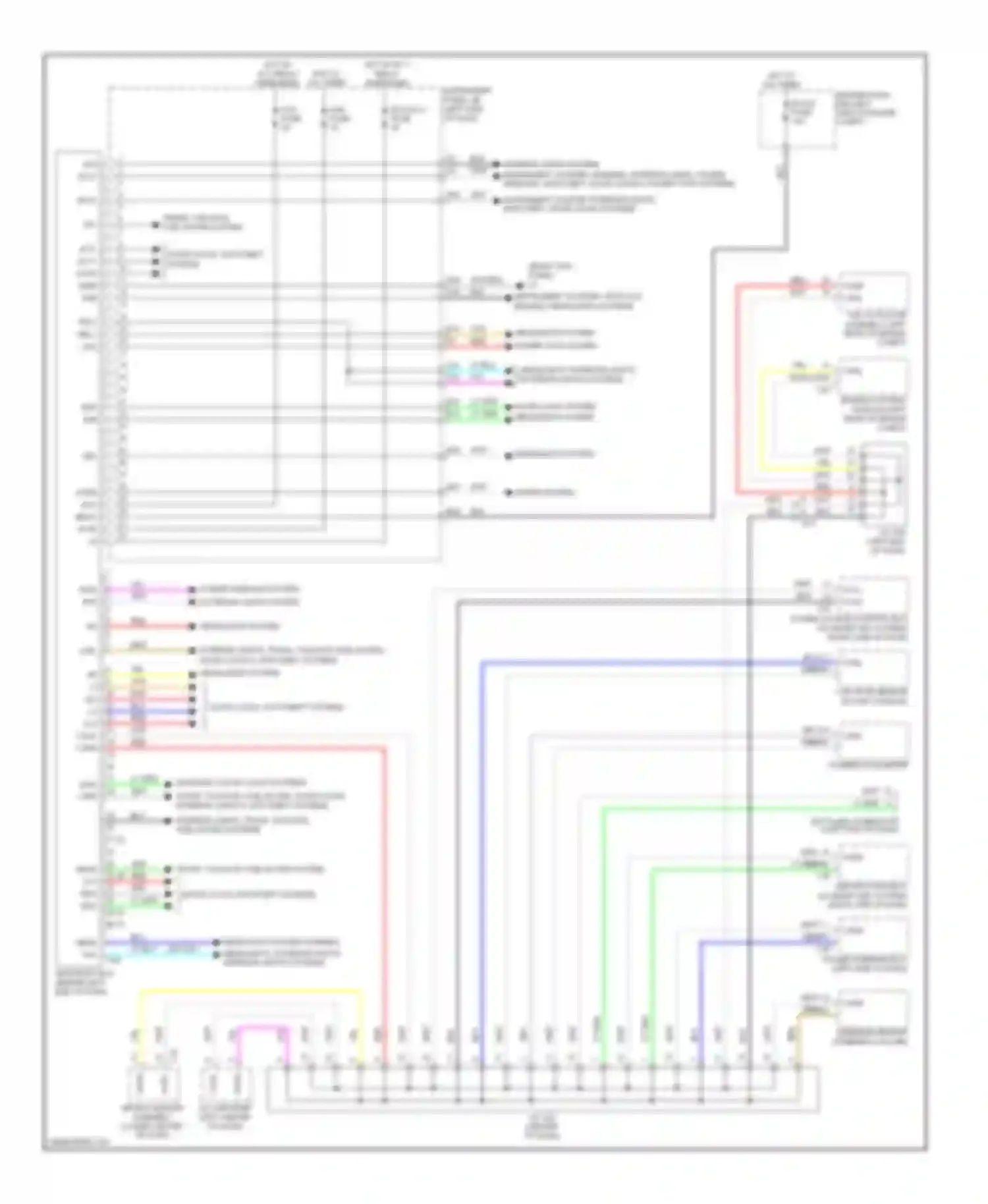 Wiring diagram door locks system headlights system for Scion tC II facelift (2013-2016) (1 of 1)