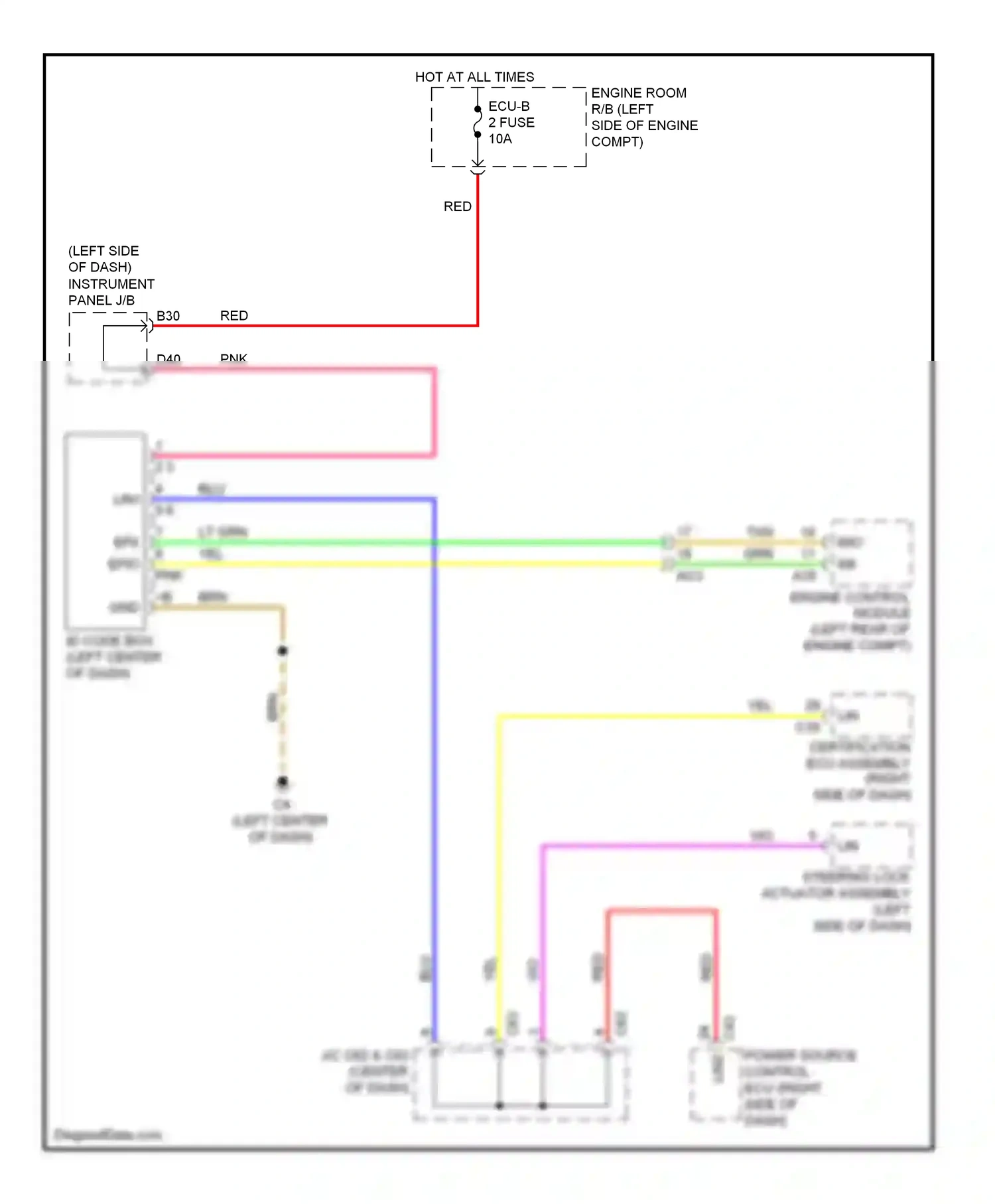 Scion tC II facelift (2013-2016) efii efio wiring diagram  (1 of 1)