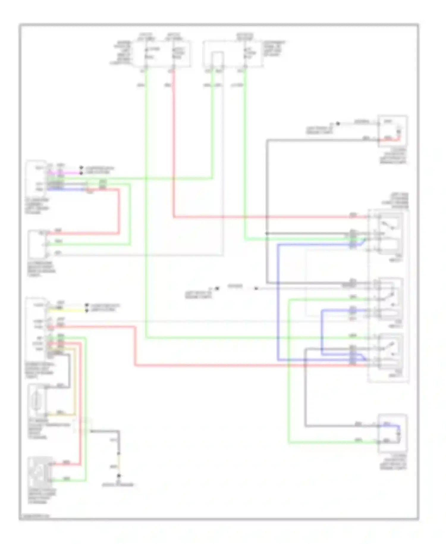 Wiring diagram fan relay 3 for Scion tC II facelift (2013-2016) (2 of 2)
