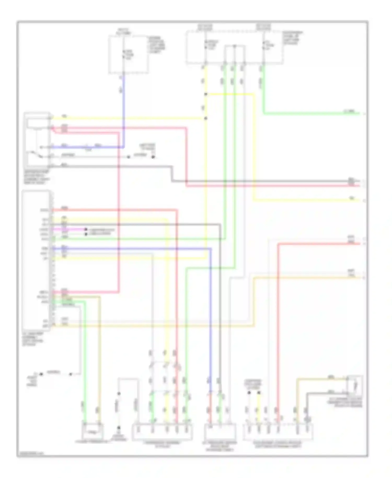 Wiring diagram instrument panel j/b for Scion tC II facelift (2013-2016) (1 of 3)