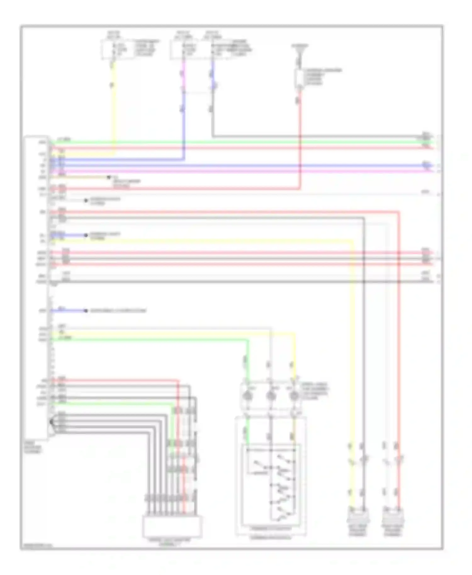 Wiring diagram stereo jack adapter assembly 1 for Scion tC II facelift (2013-2016) (1 of 1)