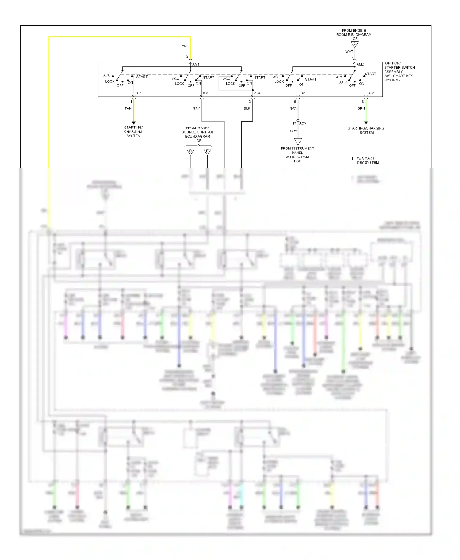 Scion tC II facelift (2013-2016) tan wiring diagram  (23 of 38)