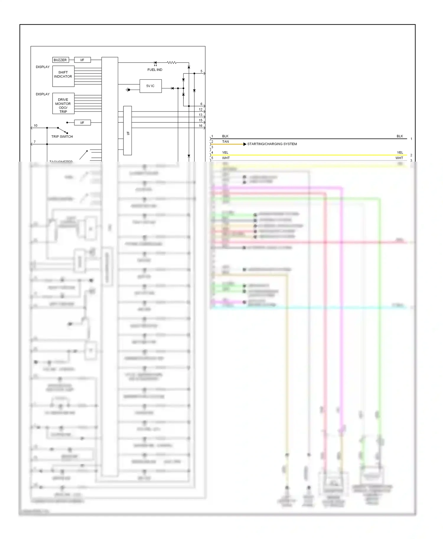 Scion tC II facelift (2013-2016) tan wiring diagram  (18 of 38)