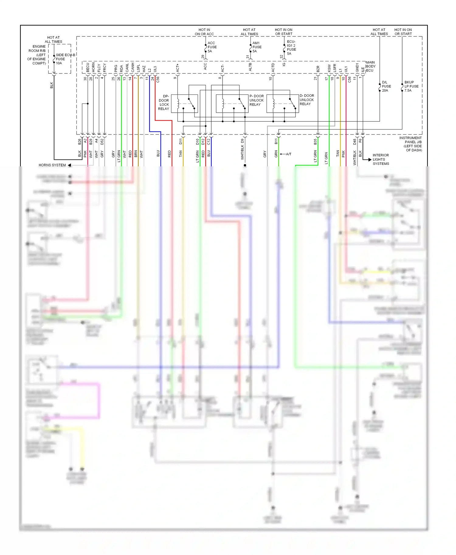 Scion tC II facelift (2013-2016) wht wiring diagram  (5 of 55)