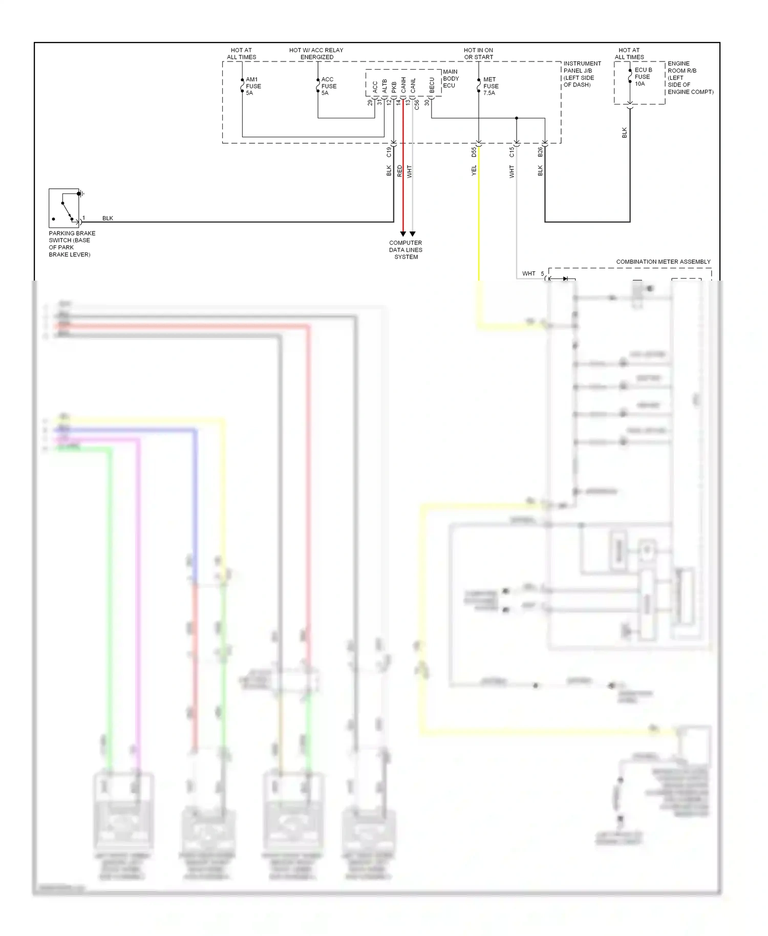Scion tC II facelift (2013-2016) wht wiring diagram  (4 of 55)