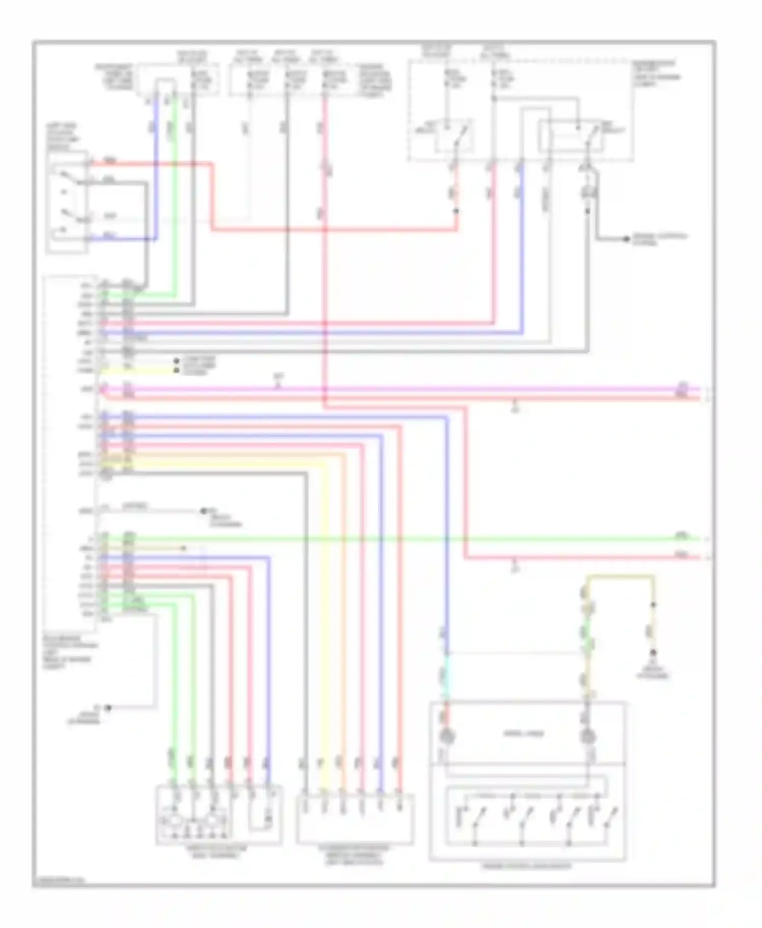 tC Scion II (2010-2013): Cruise control circuit (1 of 2)