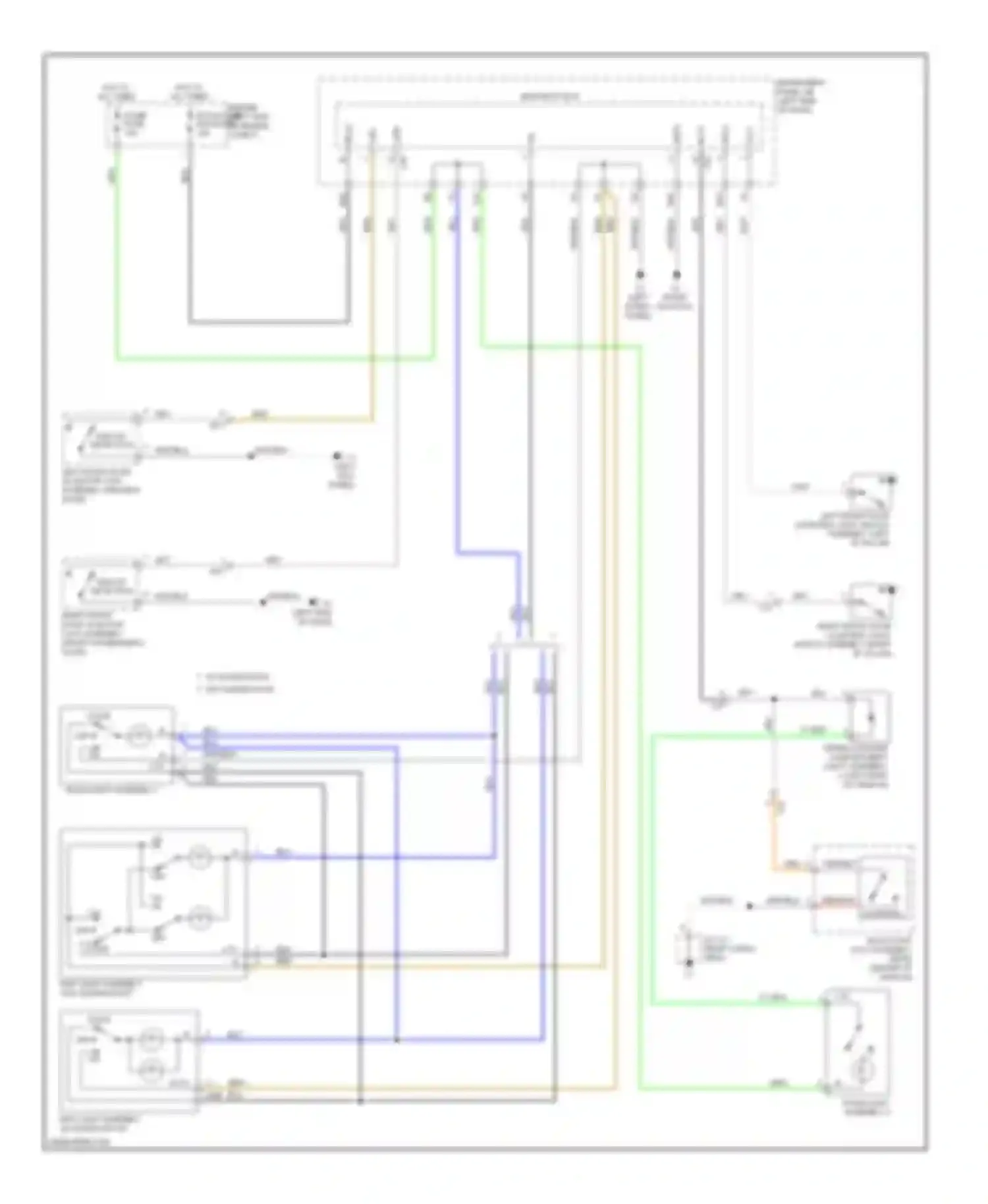 tC Scion II (2010-2013): Courtesy lamps circuit
