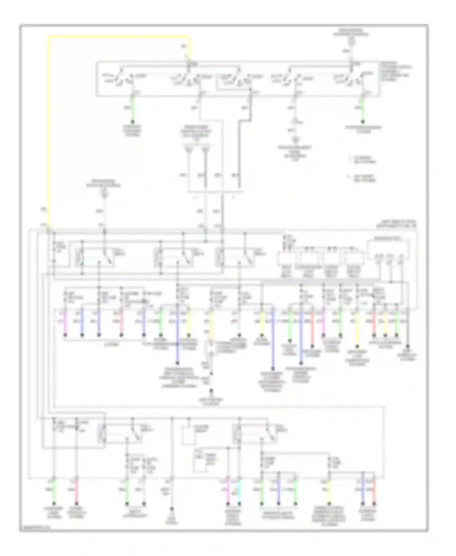 tC Scion II (2010-2013): Power distribution circuit (2 of 2)