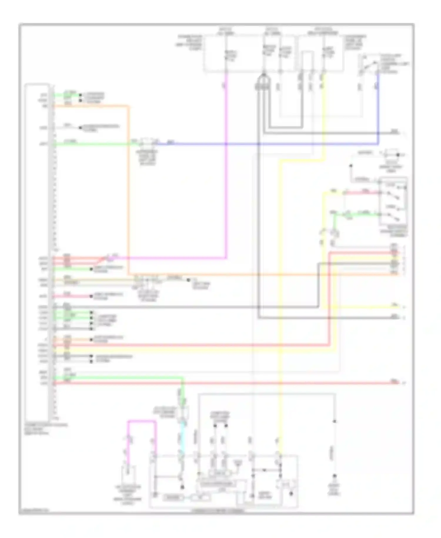 tC Scion II (2010-2013): Power door locks circuit, with smart key system (1 of 4)