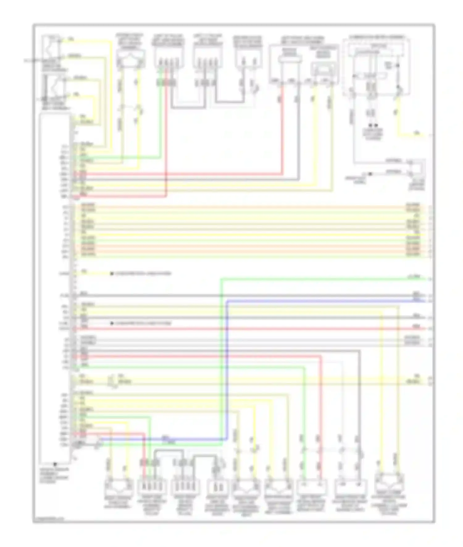 tC Scion II (2010-2013): Supplemental restraints circuit (1 of 2)