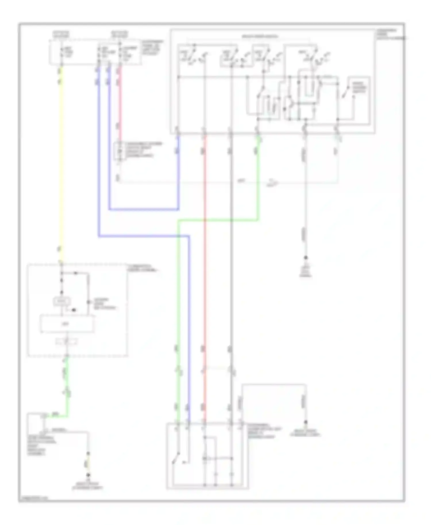 tC Scion II (2010-2013): Front wiper/washer circuit