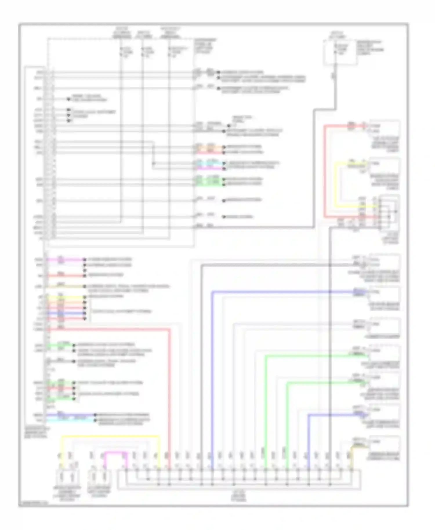 Wiring diagram canl canh for Scion tC II (2010-2013) (1 of 3)