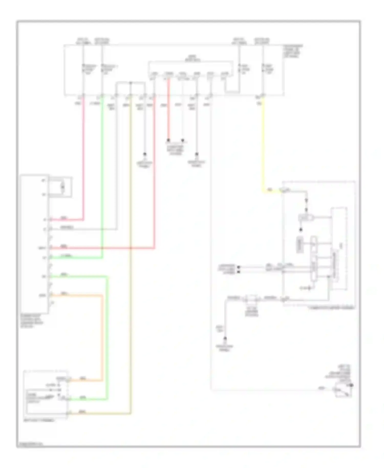 Wiring diagram driver's side door courtesy switch for Scion tC II (2010-2013) (4 of 5)
