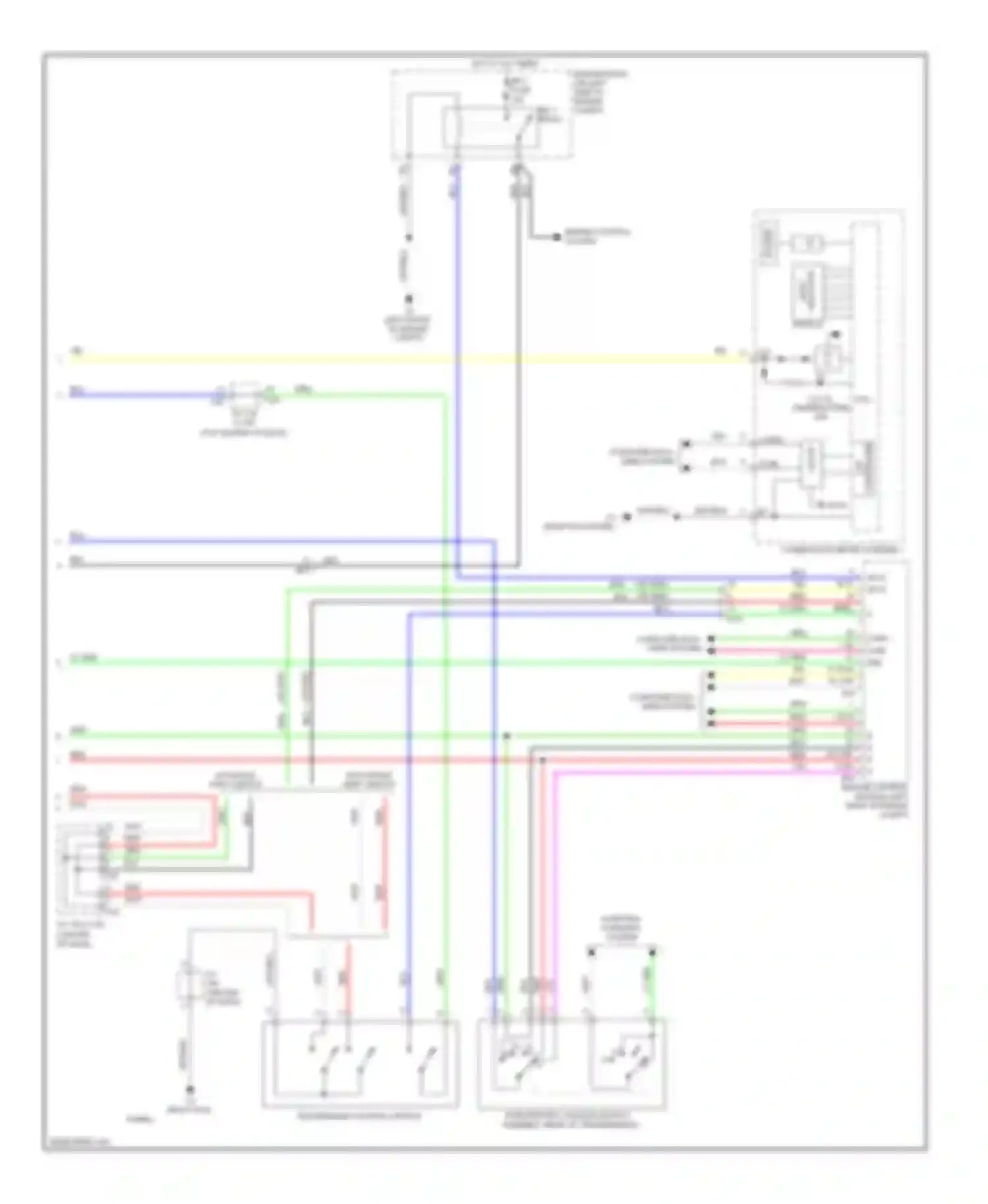 Wiring diagram engine room j/b (left side of engine for Scion tC II (2010-2013) (1 of 1)