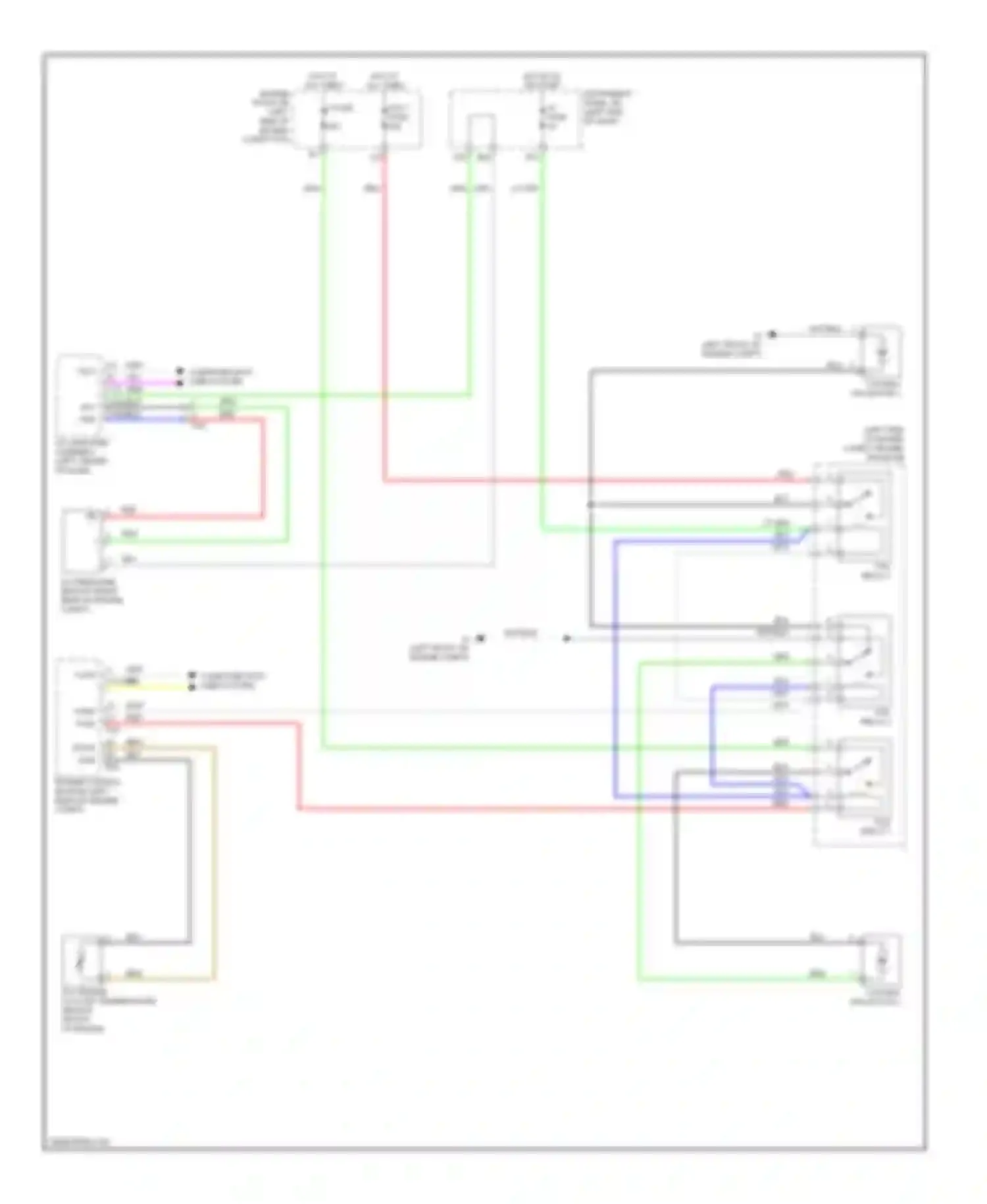 Wiring diagram fan relay 2 for Scion tC II (2010-2013) (1 of 2)
