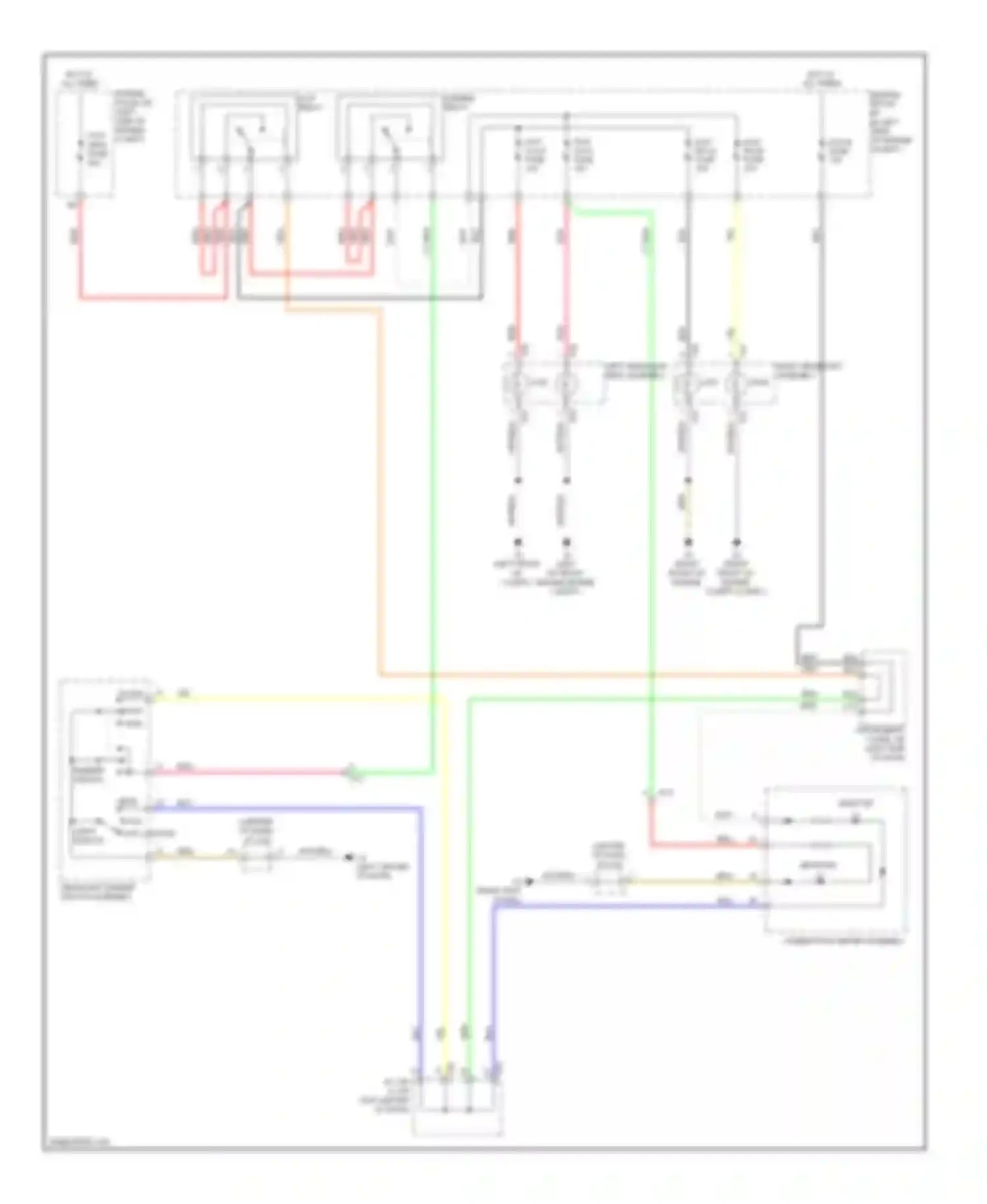 Wiring diagram headlight dimmer switch assembly for Scion tC II (2010-2013) (3 of 5)