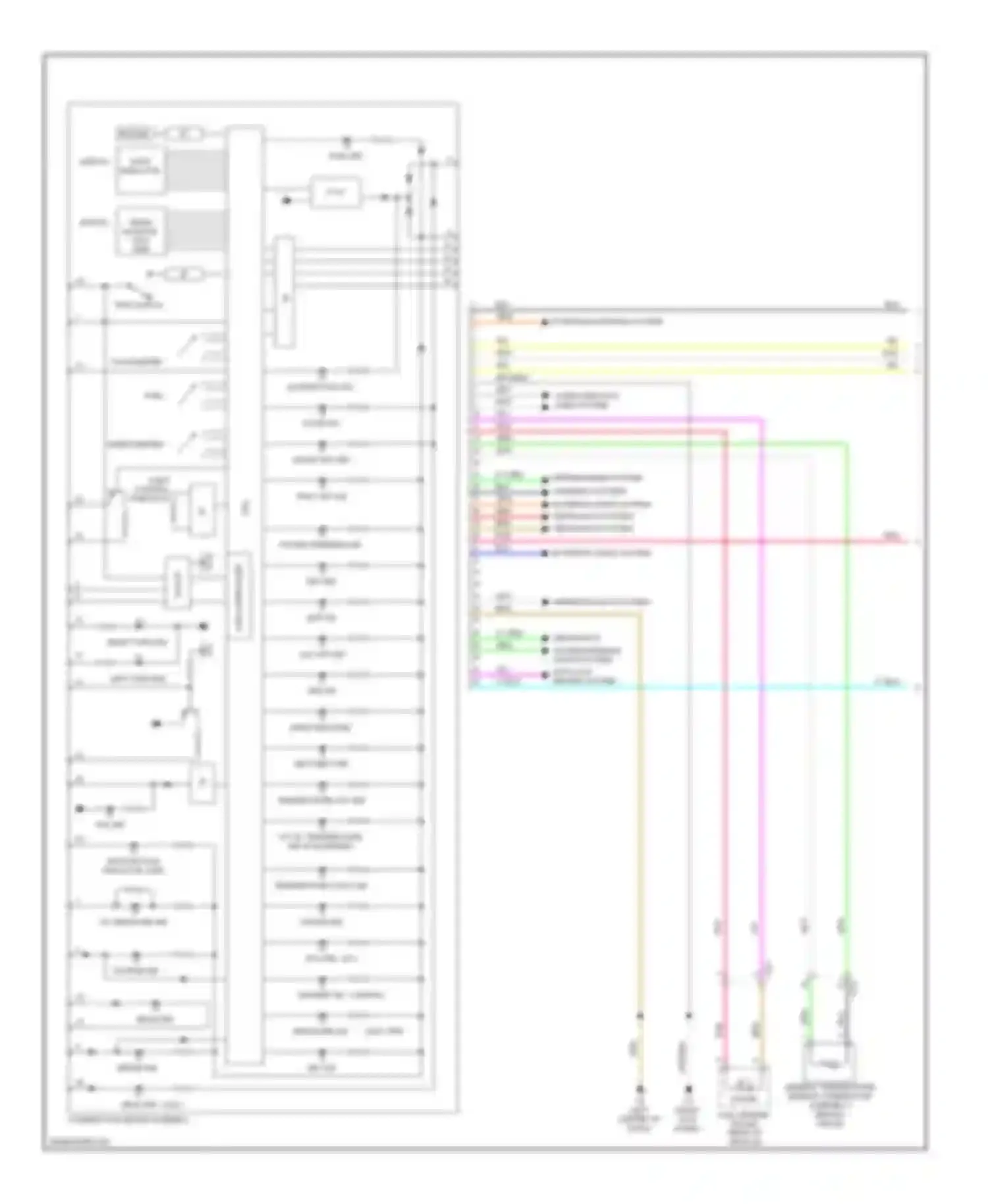 Wiring diagram headlights system interior lights system anti-lock brakes system for Scion tC II (2010-2013) (1 of 1)