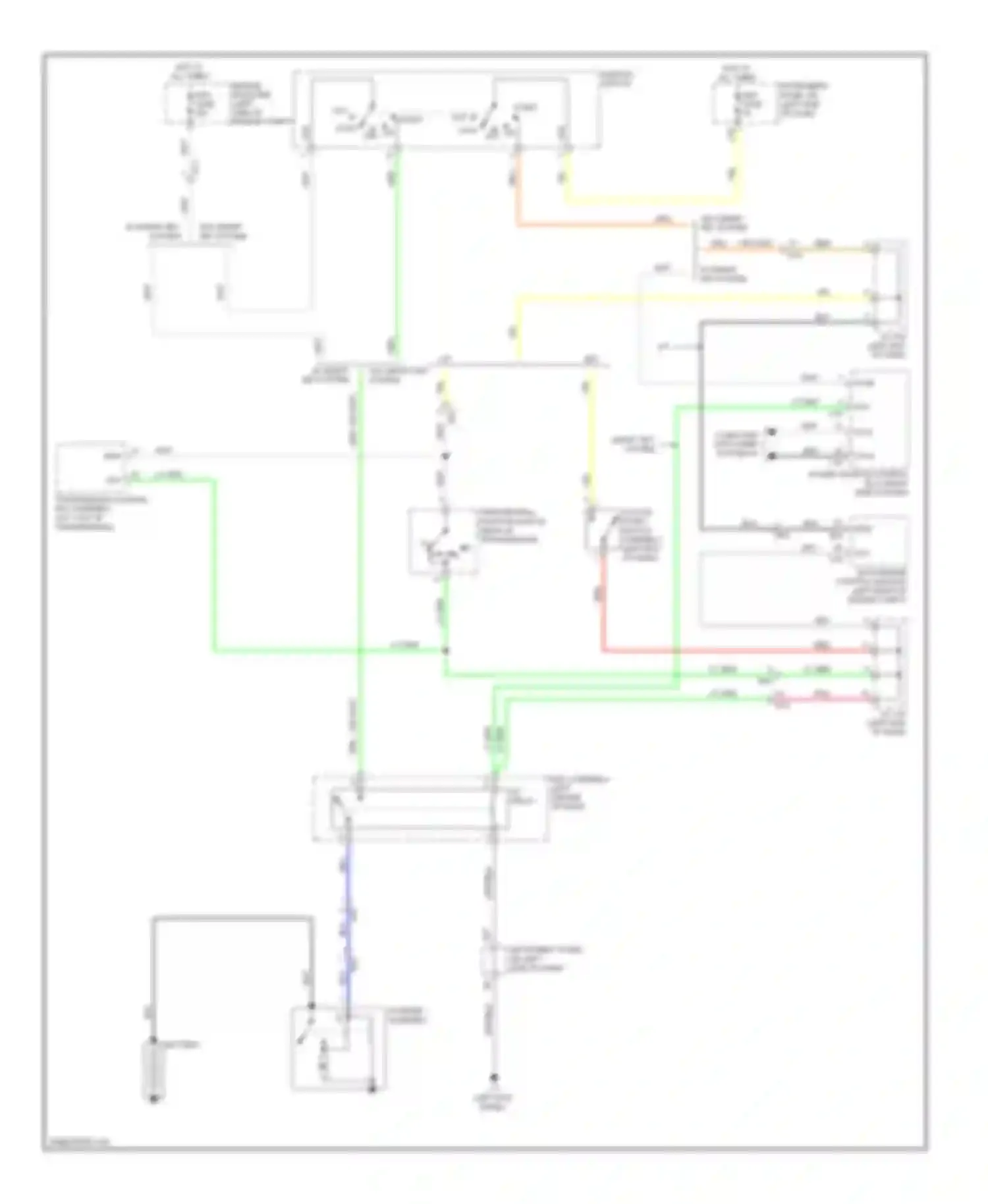 Wiring diagram w/ smart key system w/o smart key system for Scion tC II (2010-2013) (2 of 2)