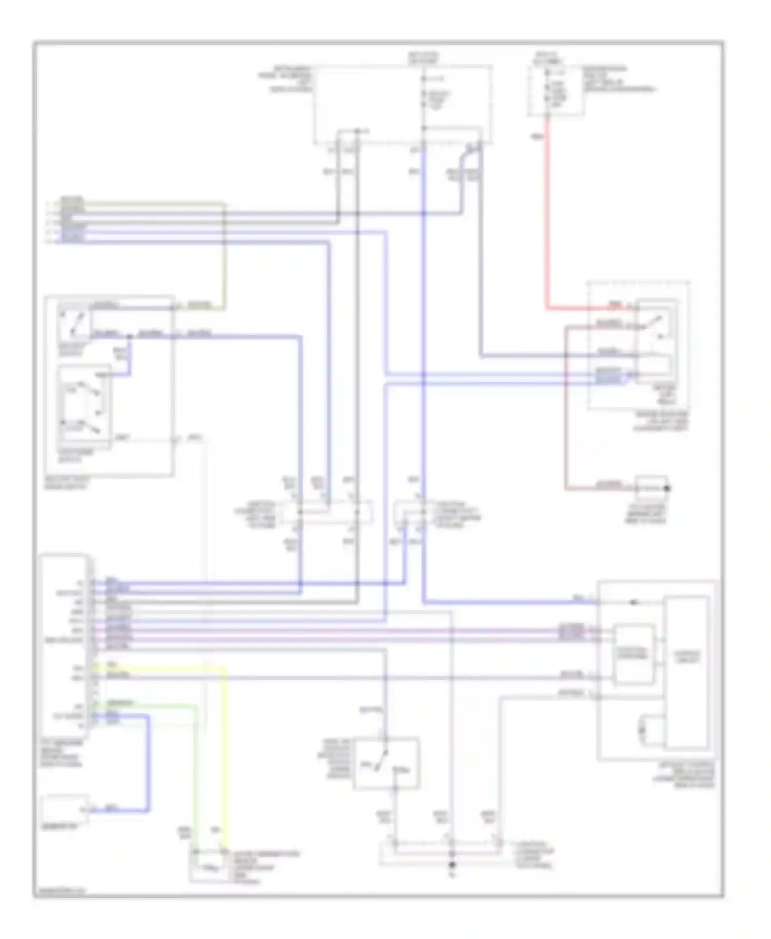 xA Scion I (2003-2006): Manual a/c circuit (2 of 2)