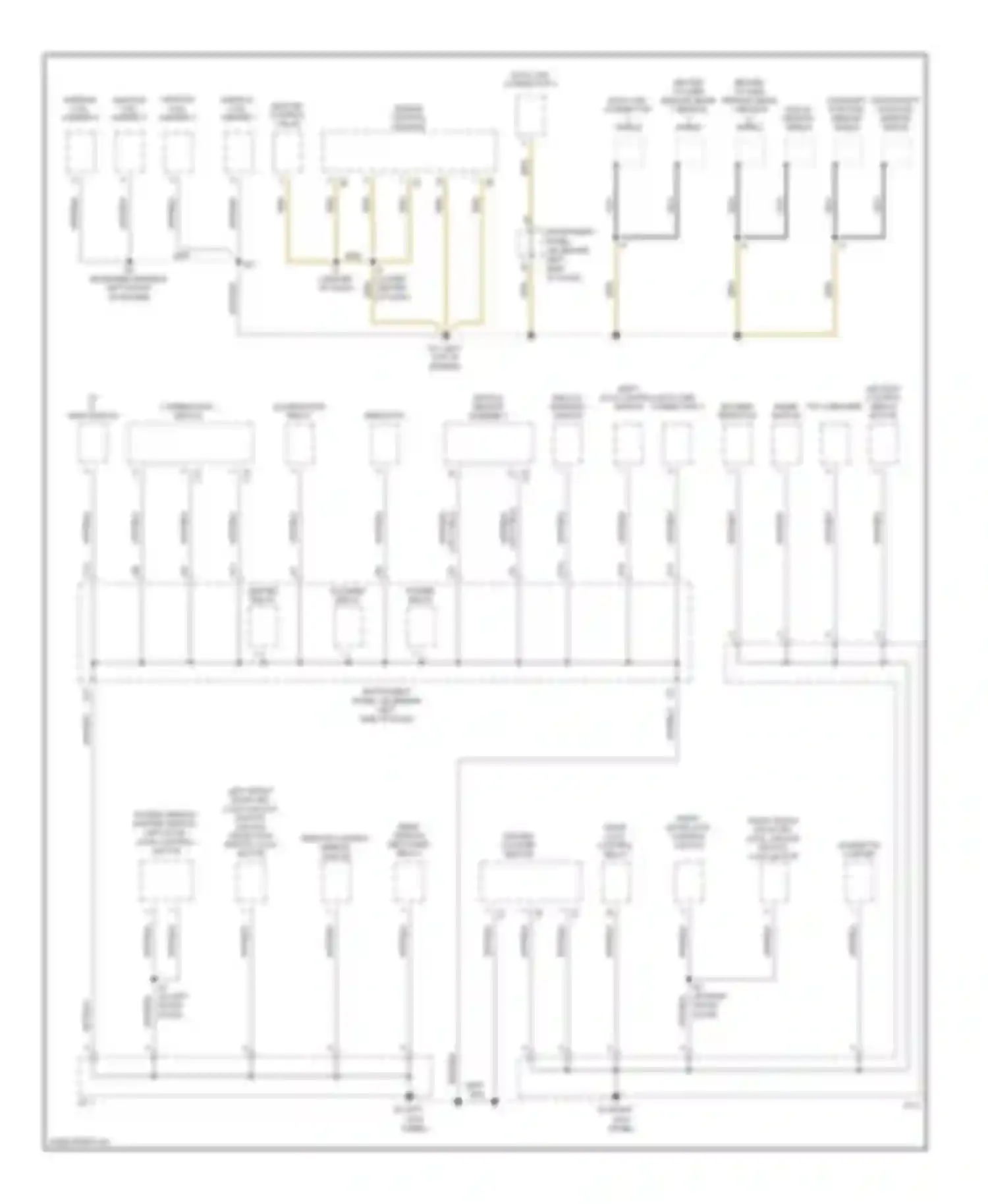 xA Scion I (2003-2006): Ground distribution circuit (1 of 2)