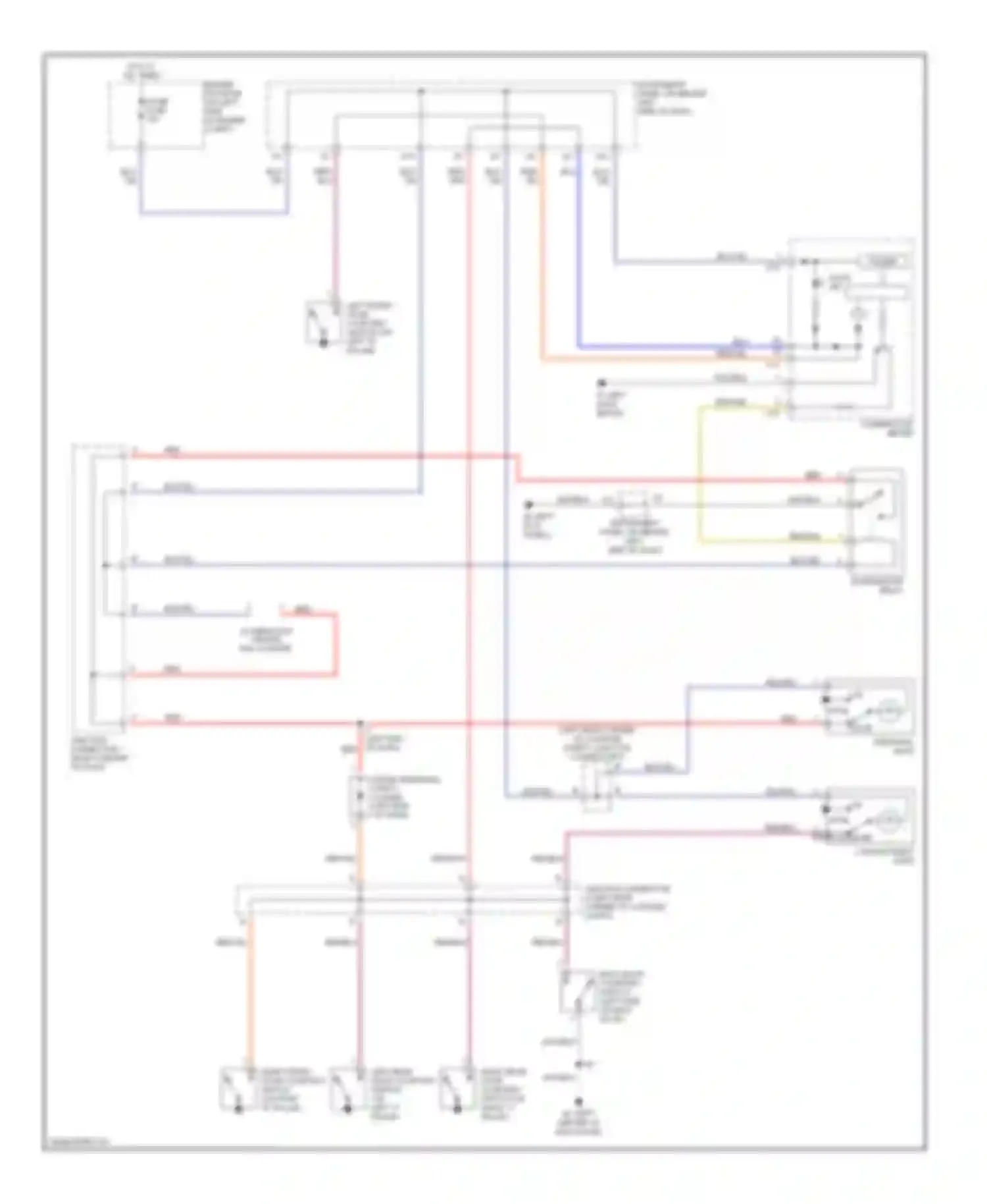 xA Scion I (2003-2006): Courtesy lamps circuit