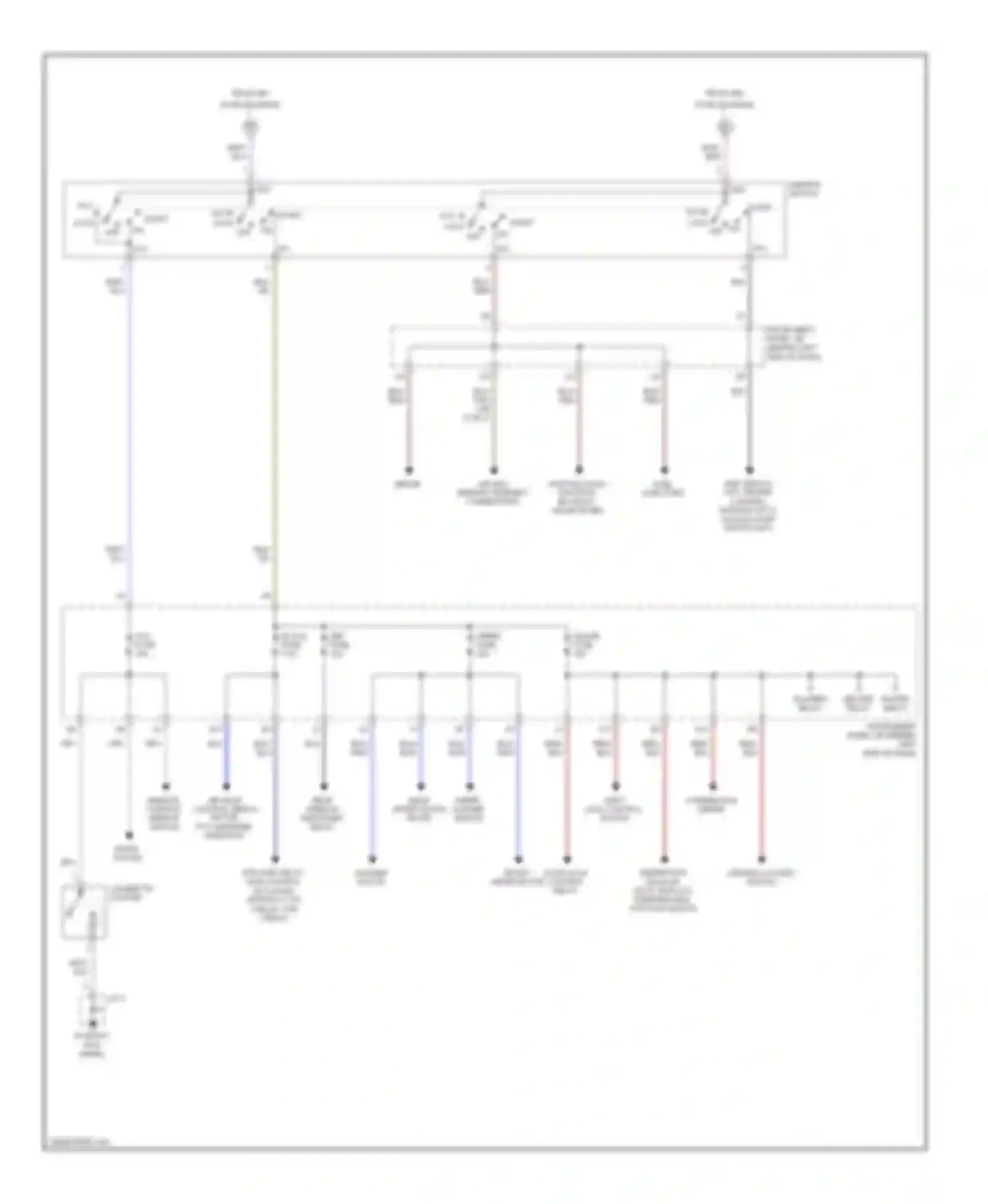 xA Scion I (2003-2006): Power distribution circuit (2 of 2)