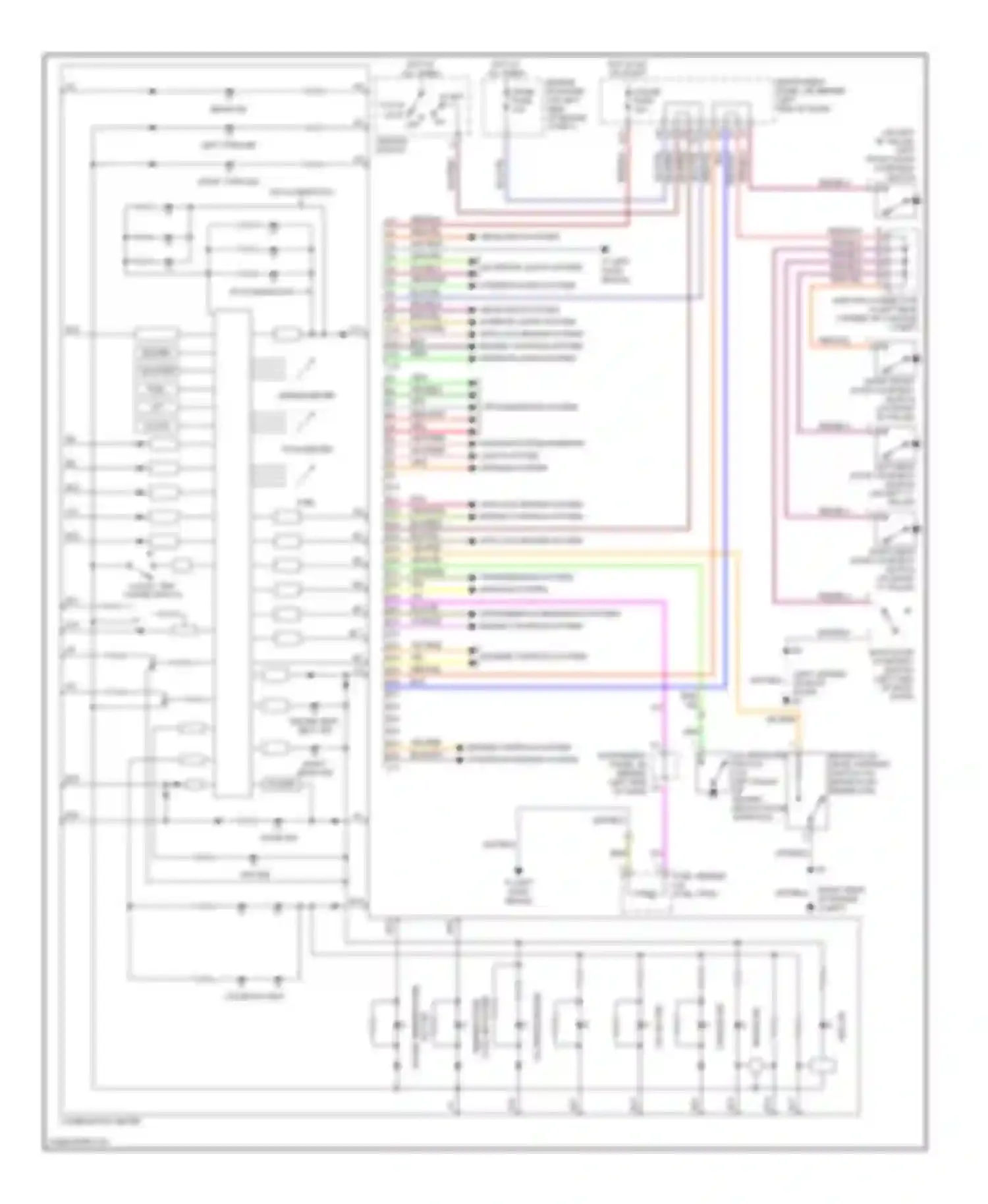 Wiring diagram driver seat belt ind for Scion xA I (2003-2006) (1 of 1)