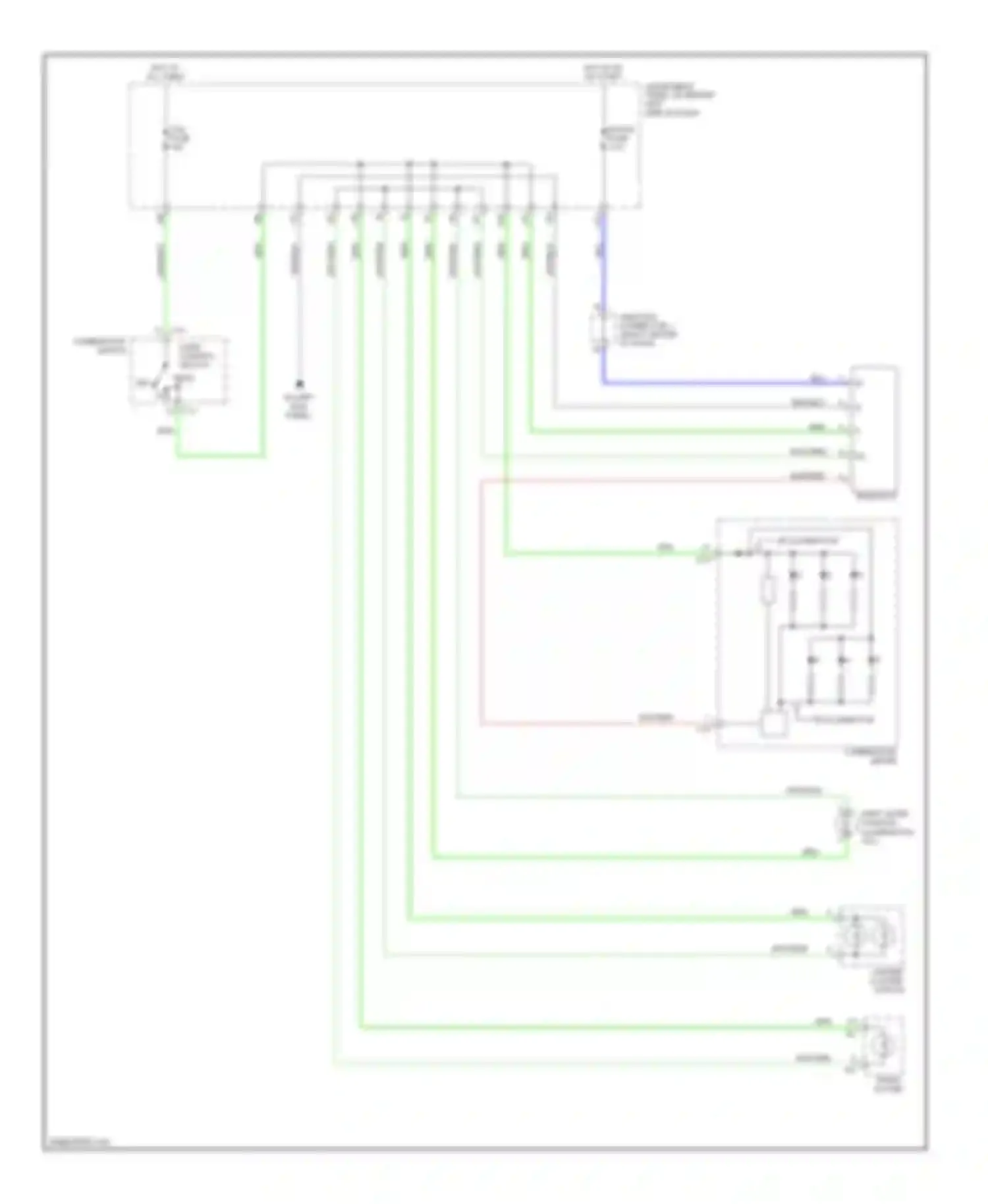 Wiring diagram hot in on or start for Scion xA I (2003-2006) (7 of 19)