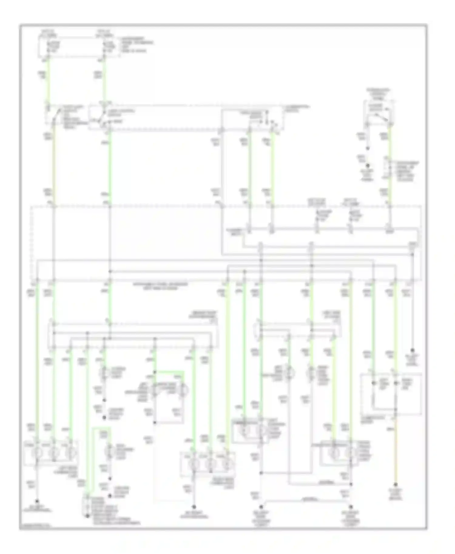 xB Scion I (2003-2007): Exterior lamps circuit