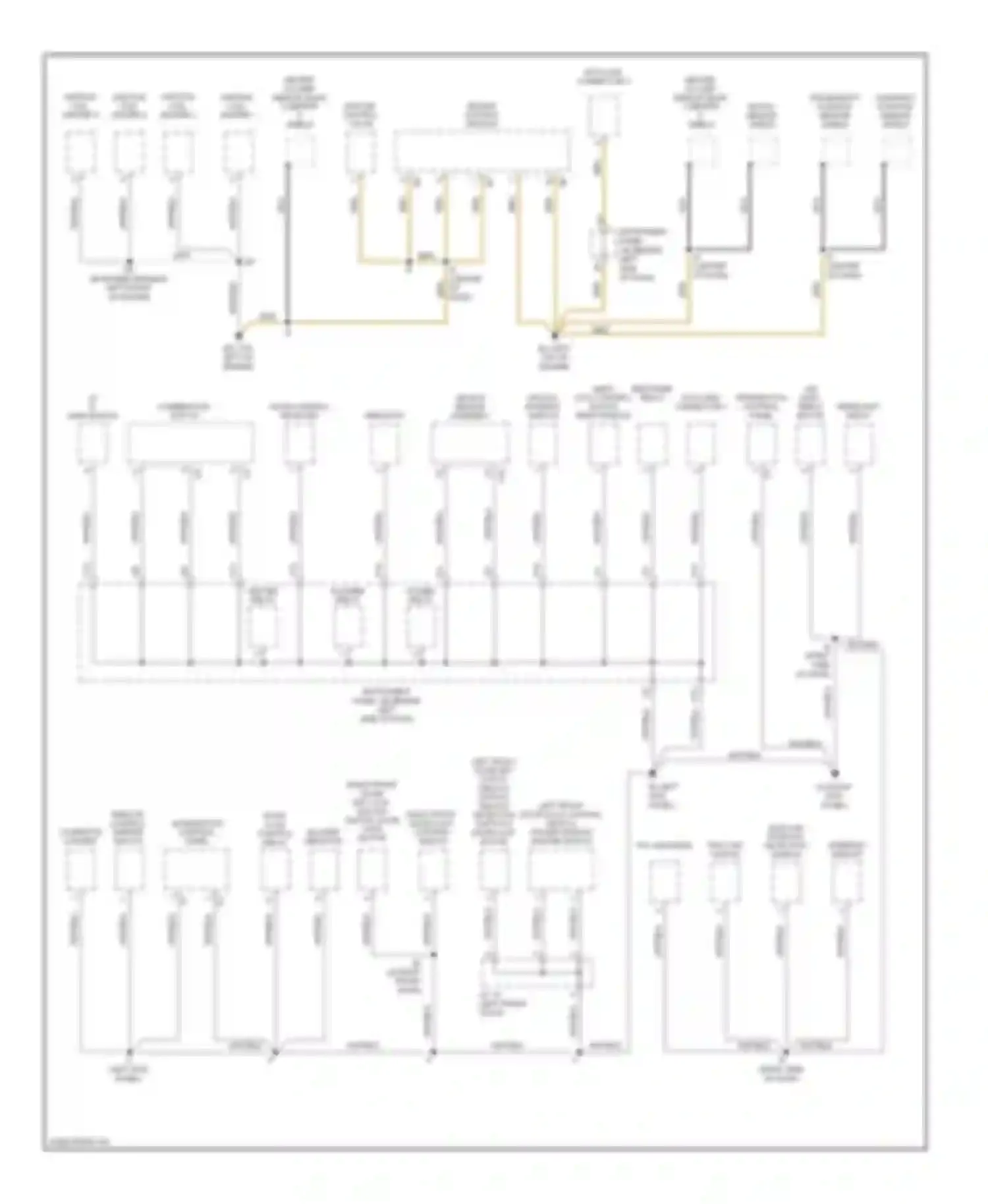 xB Scion I (2003-2007): Ground distribution circuit (1 of 2)