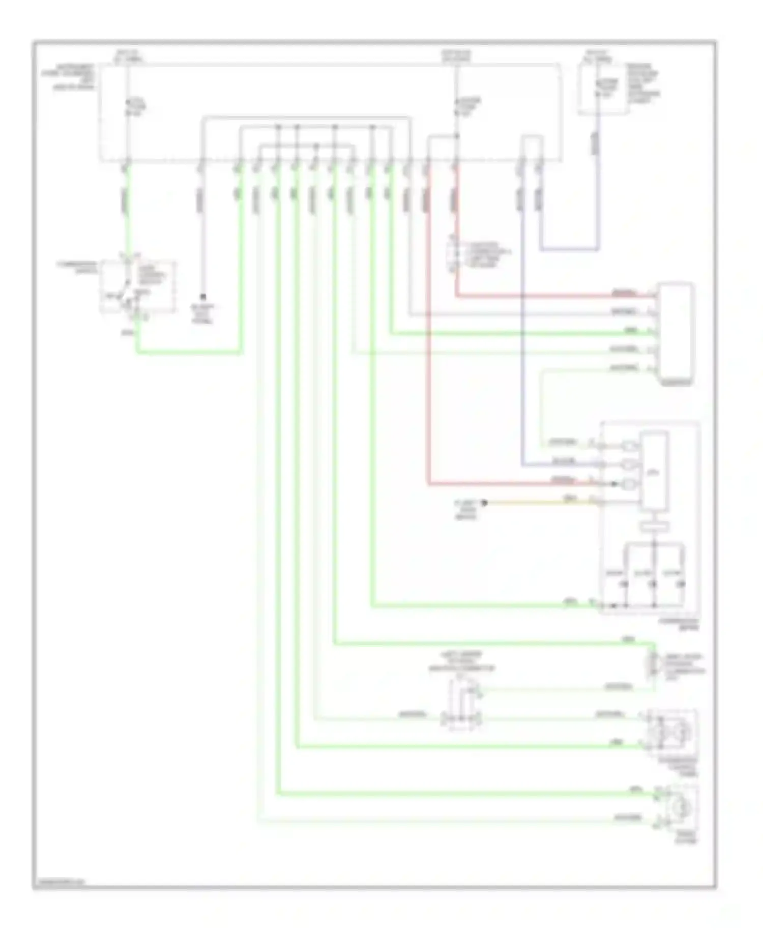 xB Scion I (2003-2007): Instrument illumination circuit