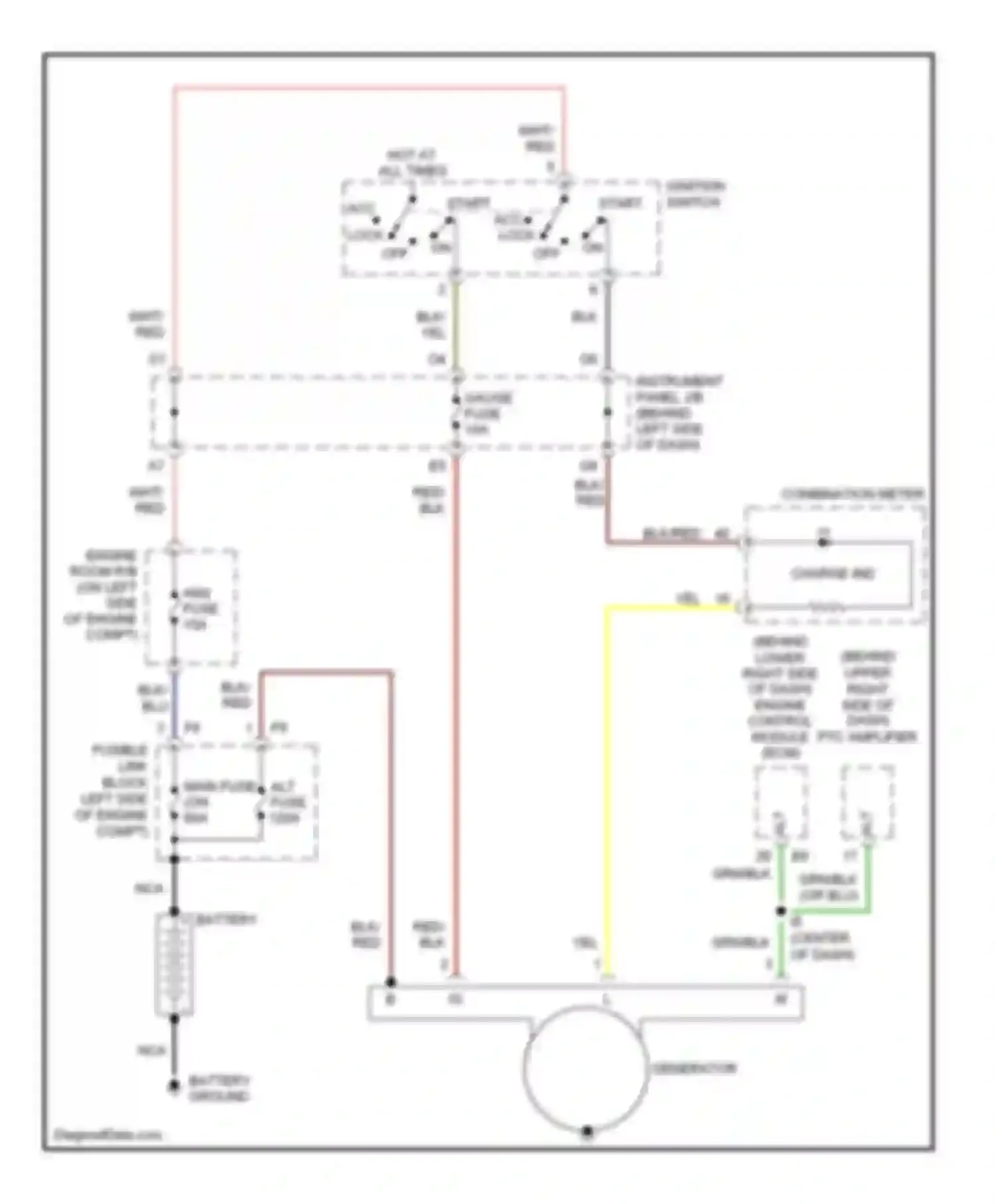 xB Scion I (2003-2007): Charging circuit