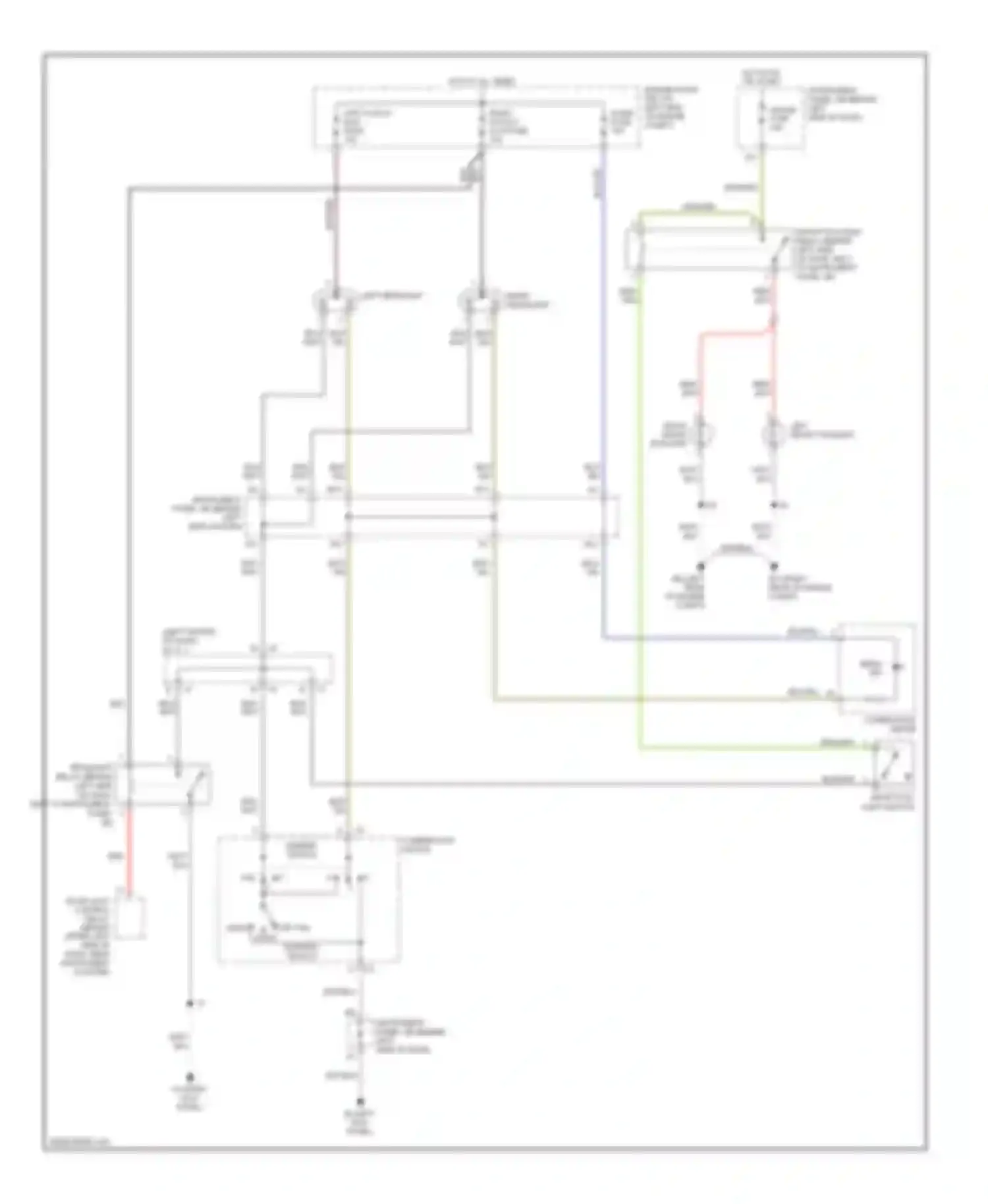 Wiring diagram blu/yel for Scion xB I (2003-2007) (3 of 12)