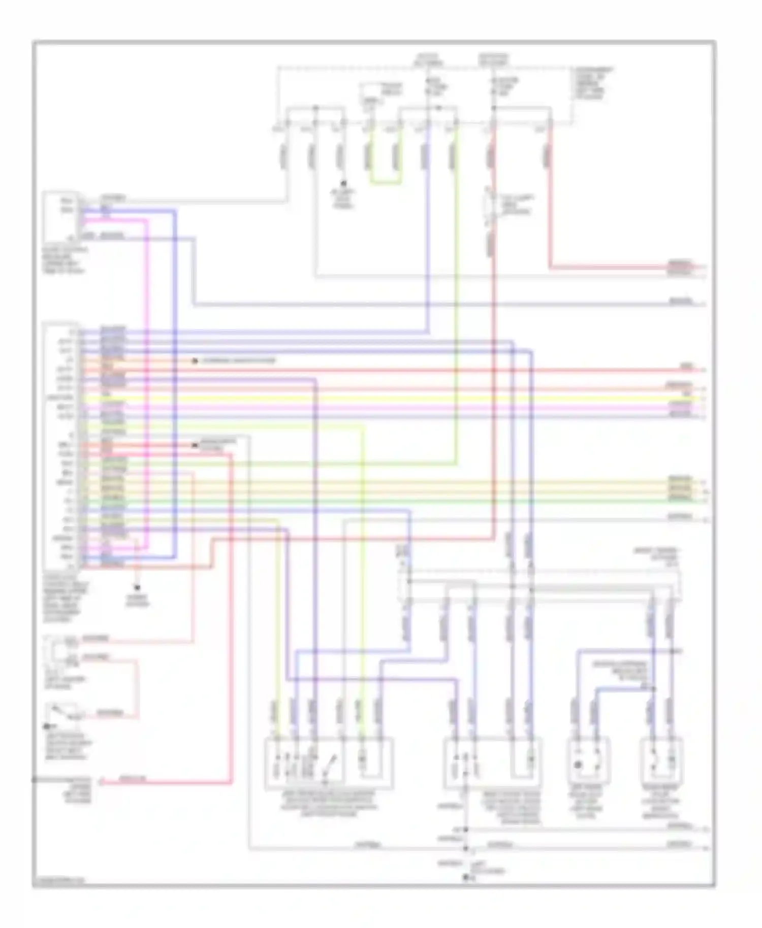Wiring diagram headlights system for Scion xB I (2003-2007) (1 of 1)