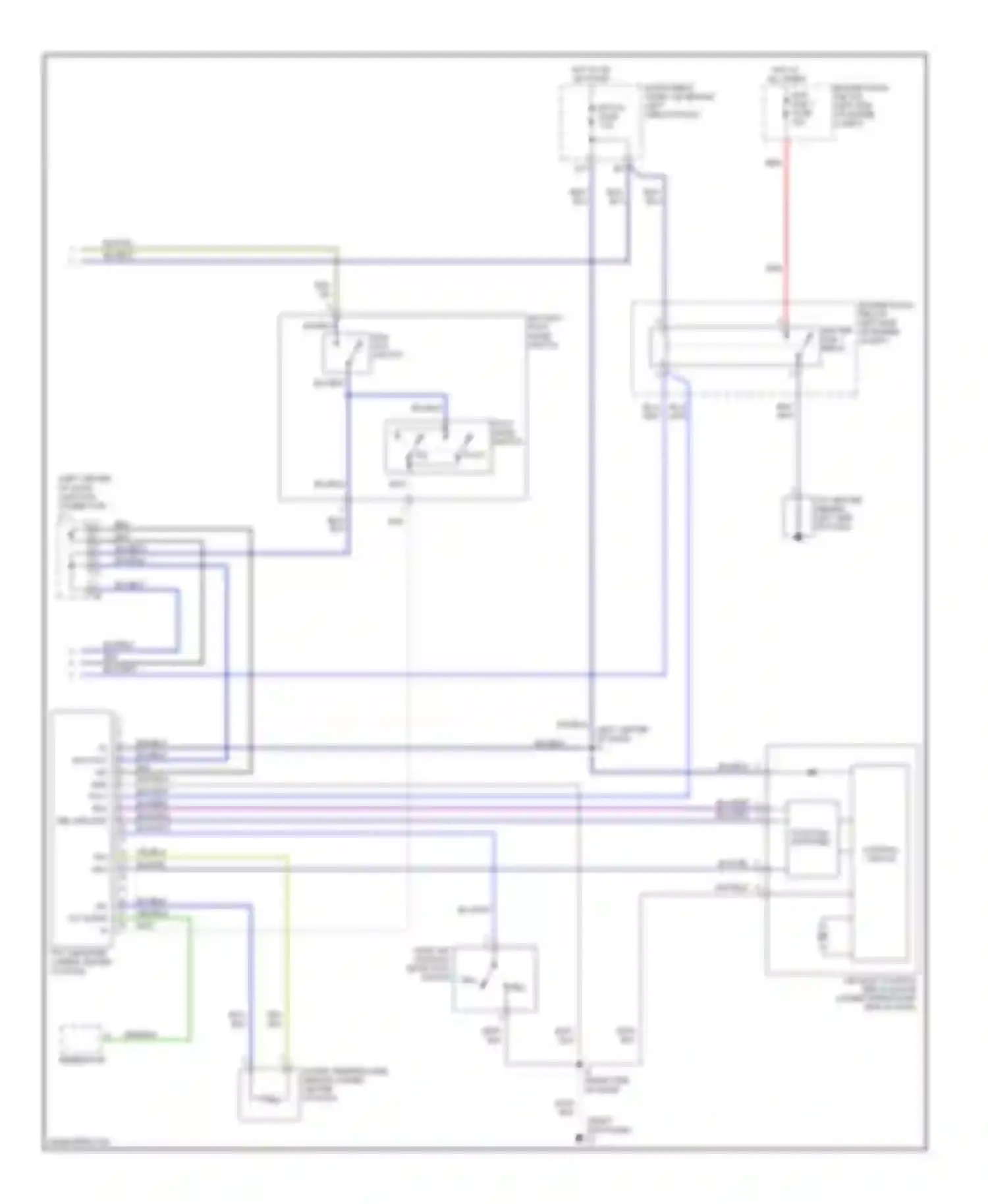 Wiring diagram position switches for Scion xB I (2003-2007) (1 of 1)