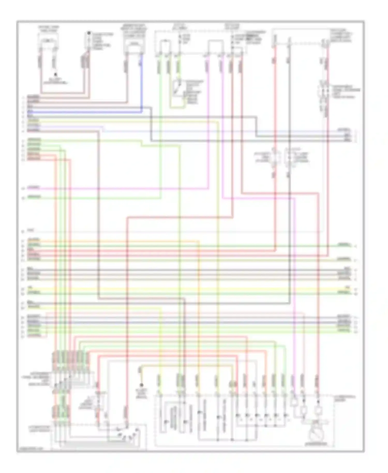 Wiring diagram red for Scion xB I (2003-2007) (9 of 28)