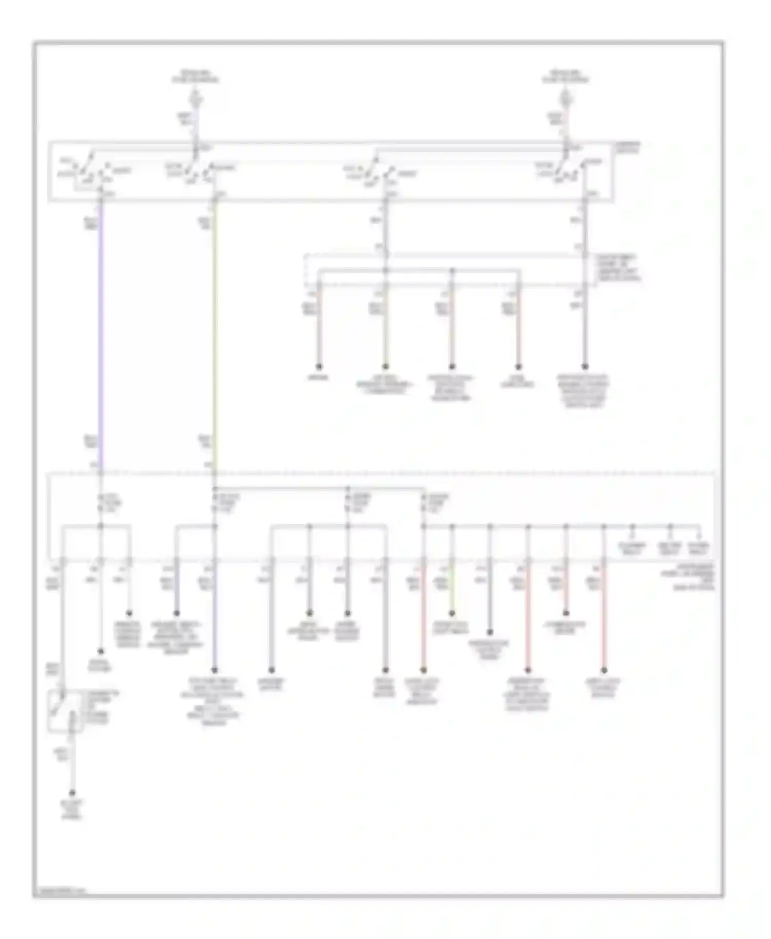 Wiring diagram skid control ecu with actuator, fan 1 relay, fan 2 relay, yaw rate sensor for Scion xB I (2003-2007) (1 of 1)