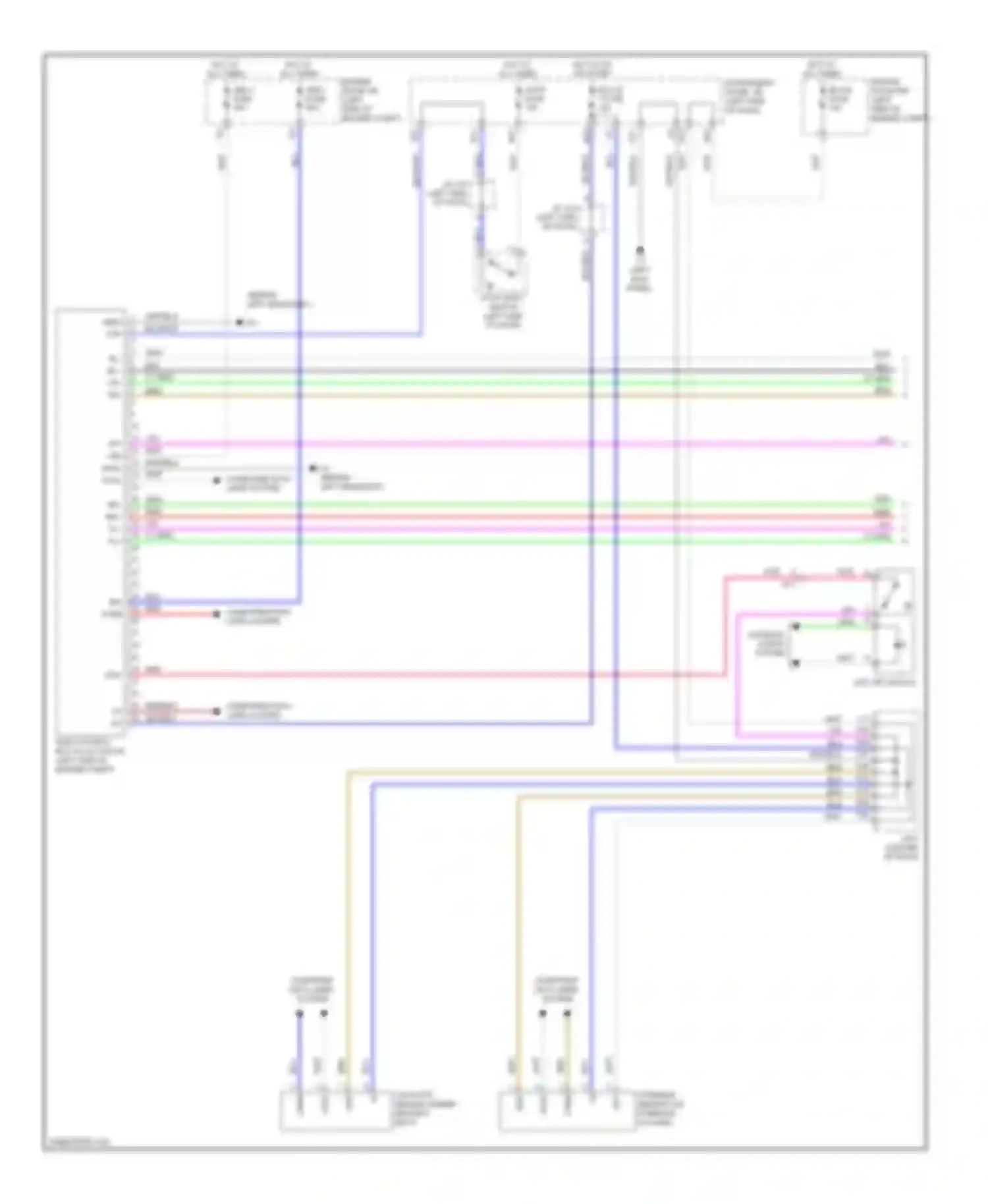 xB Scion II facelift (2010-2015): Anti-lock brakes circuit (1 of 2)